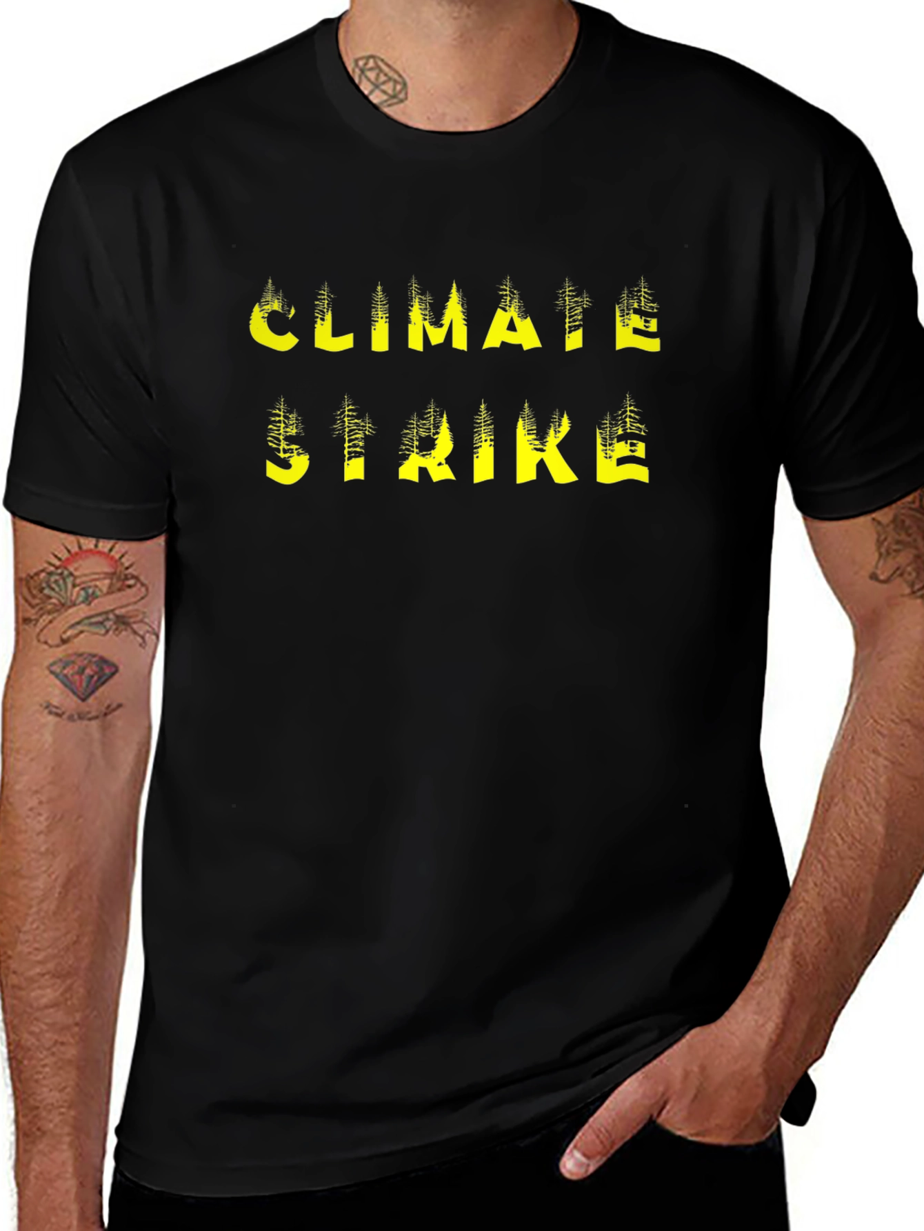 Climate Strike T-Shirt - Eco Friendly Protest Apparel