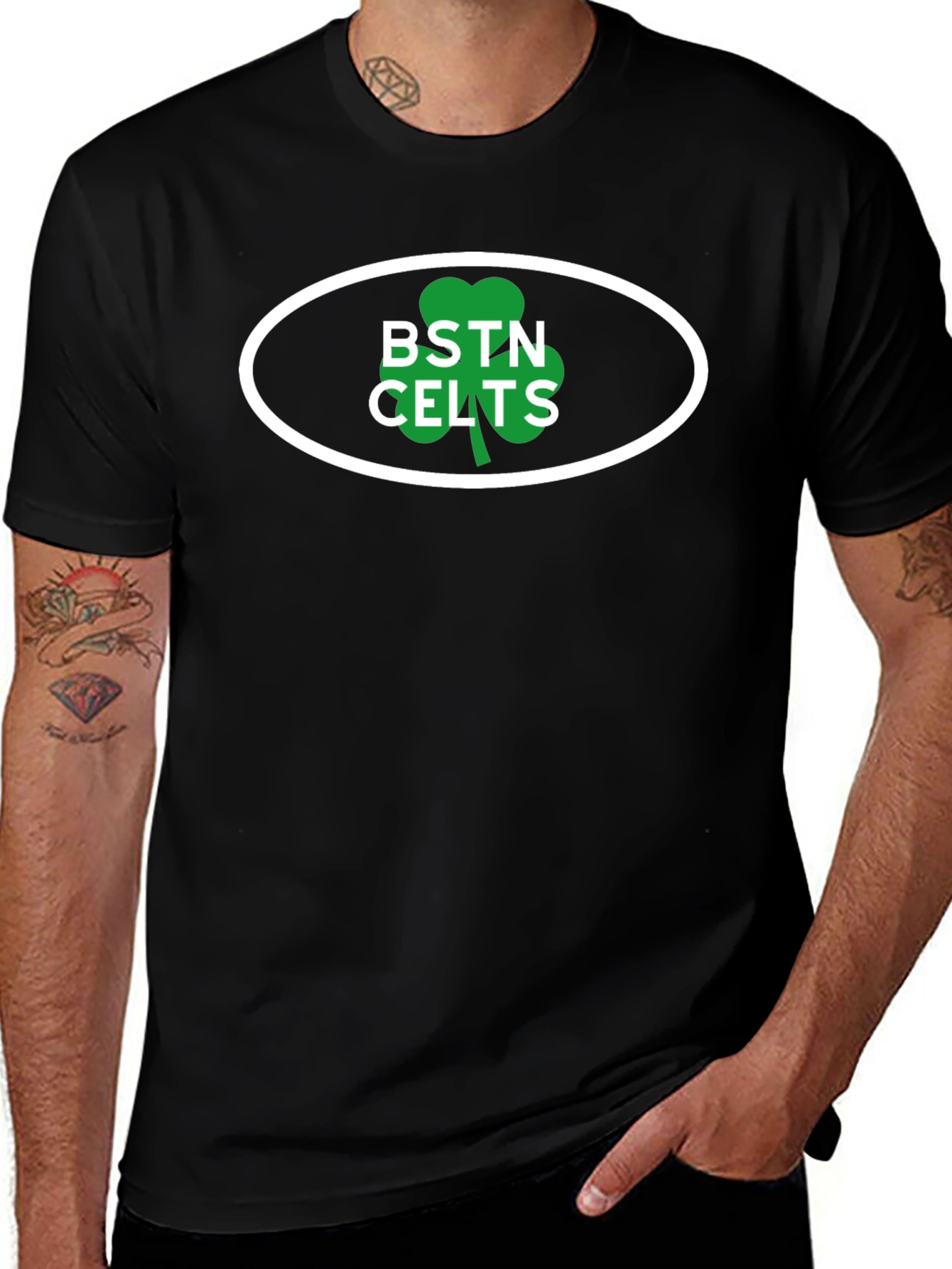 Variant 18 of Bston Celtics Black T-Shirt