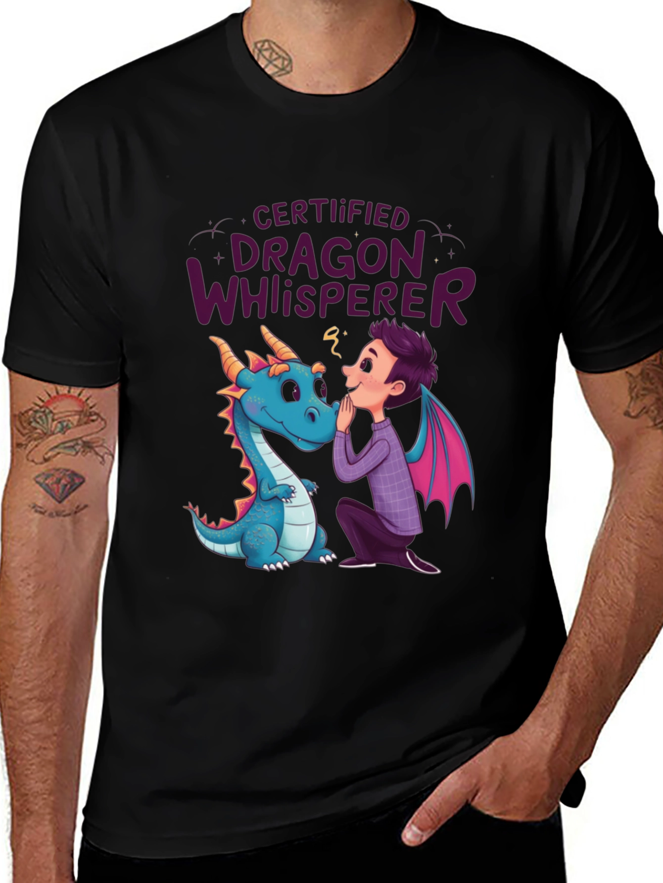 Variant 27 of Certified Dragon Whisperer Graphic Tee