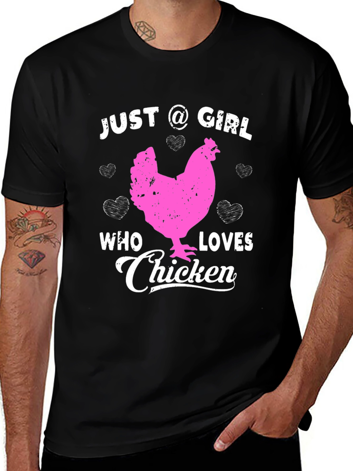 Just a Girl Who Loves Chicken T-Shirt