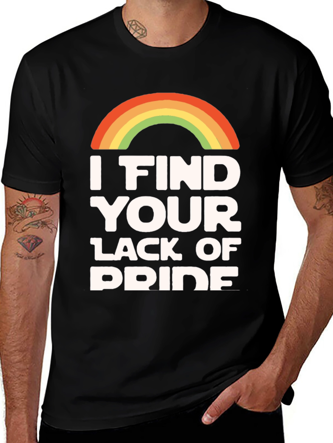 Variant 7 of Pride T-Shirt - I Find Your Lack Of Pride Distrubing