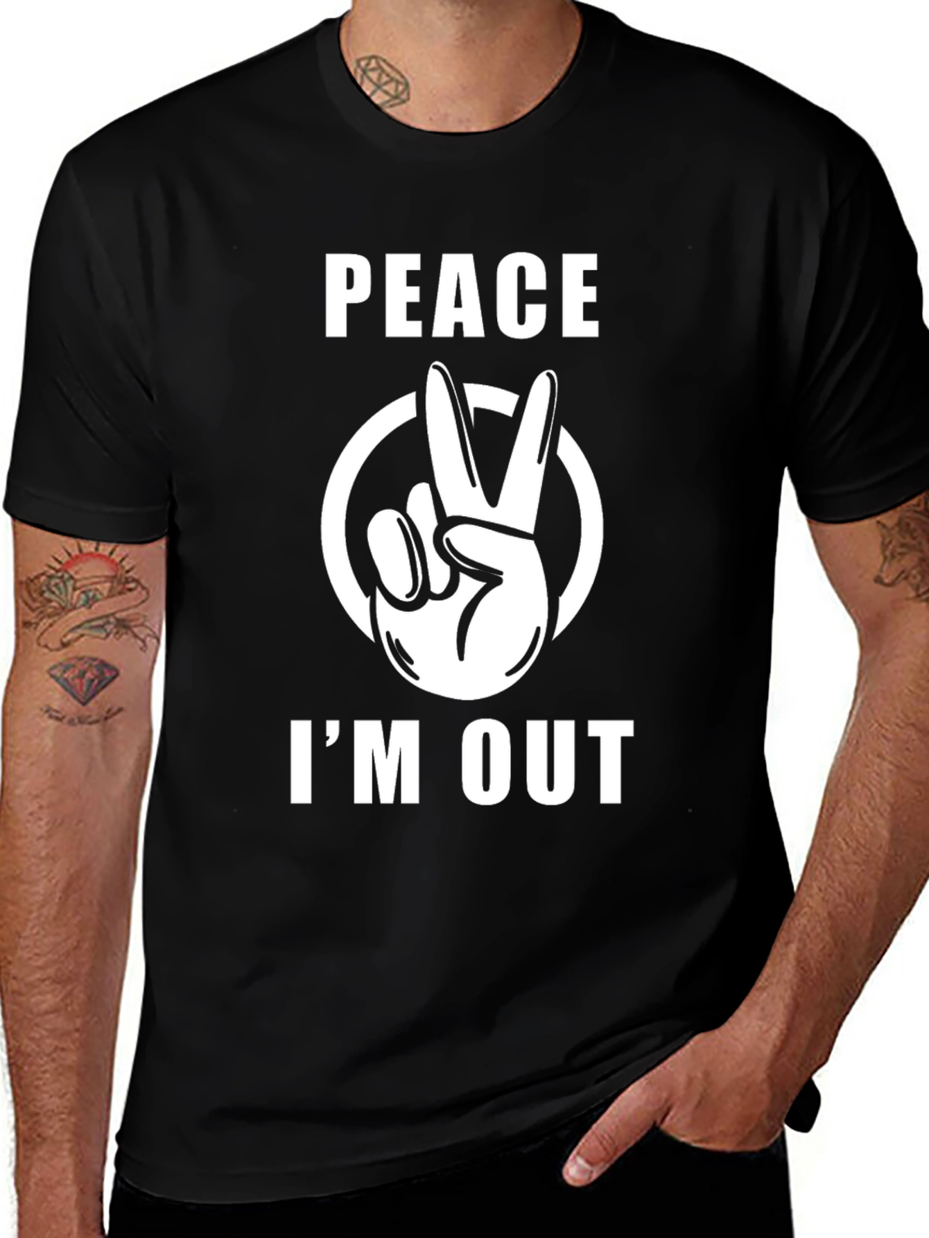 Variant 4 of Peace I'm Out T-Shirt