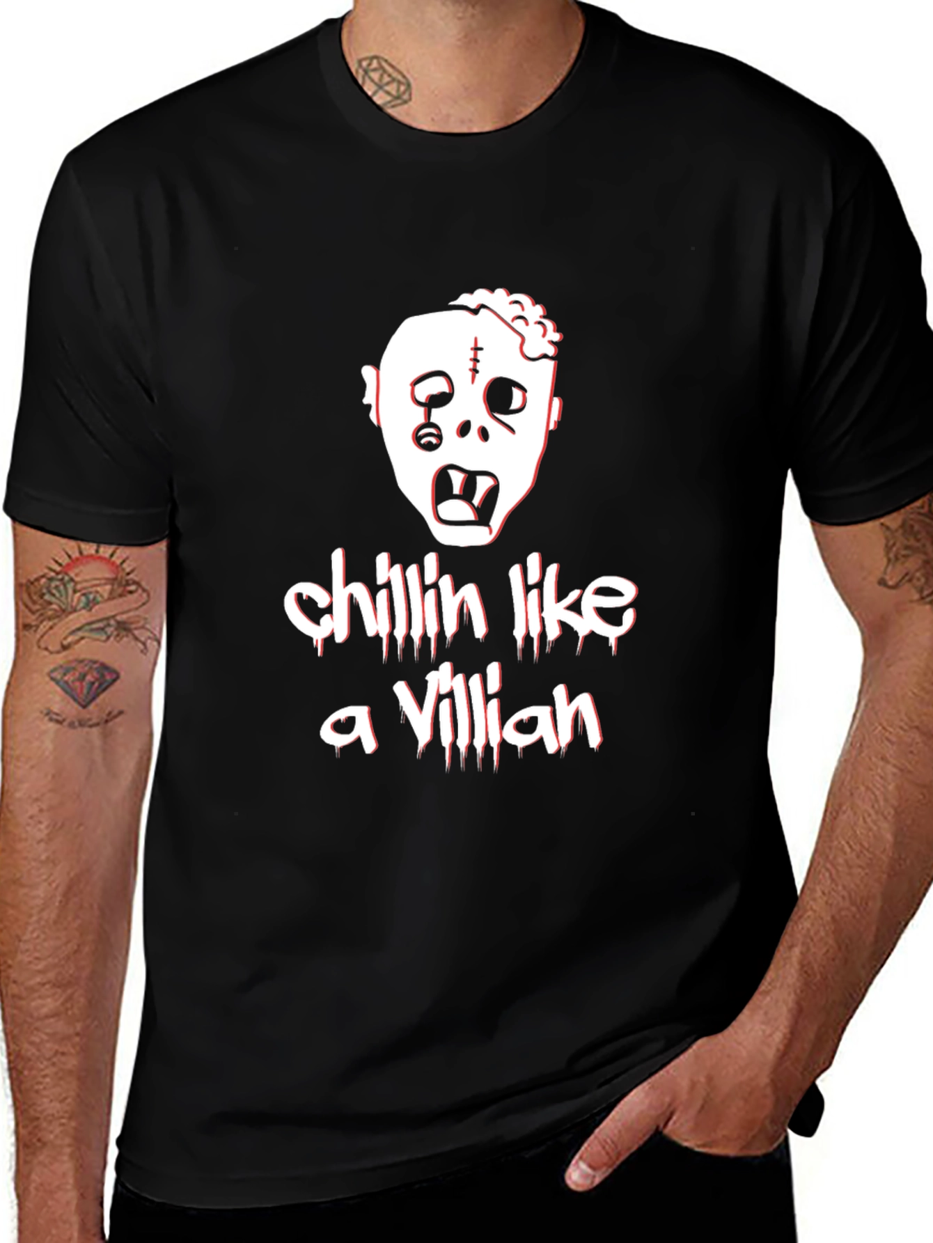 Variant 7 of Zombie Chillin' Like a Villain T-Shirt