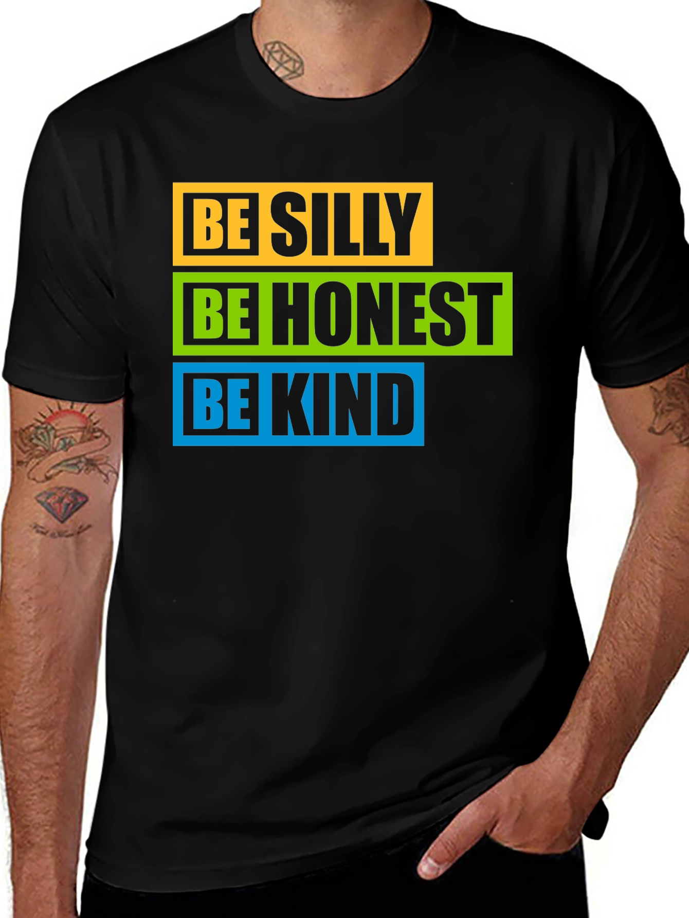 Variant 25 of Be Silly Honest Kind Tee