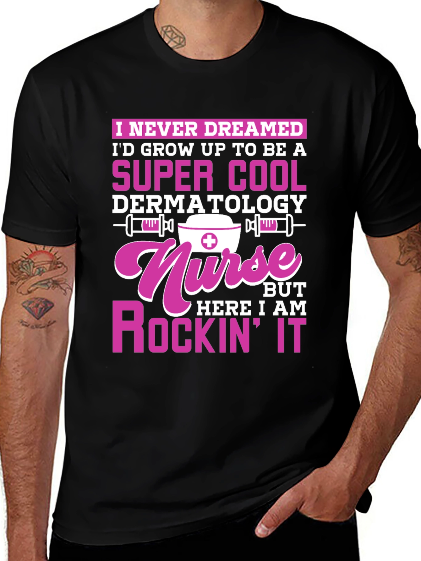 Variant 12 of Super Cool Dermatology Nurse T-Shirt
