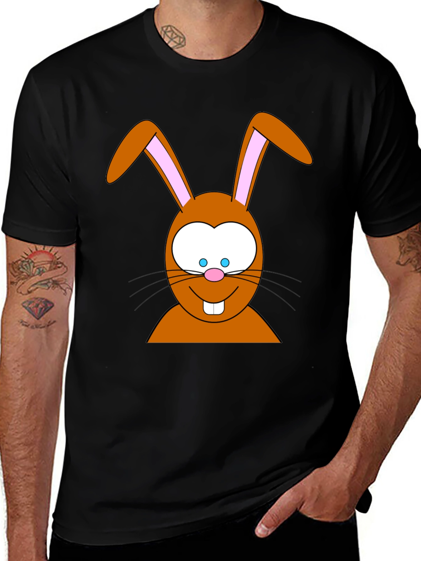 Variant 5 of Funny Easter Bunny T-Shirt 