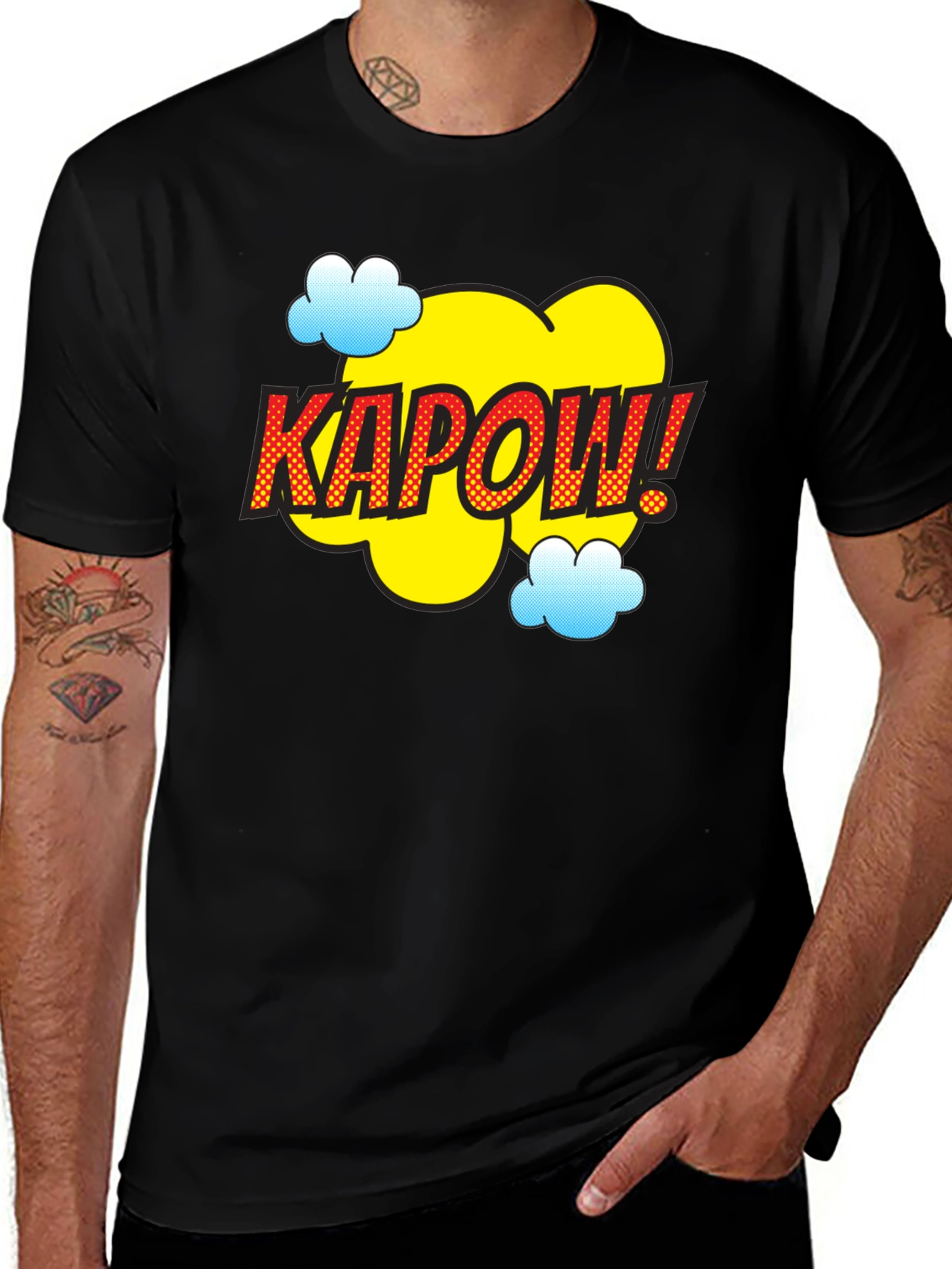 Variant 28 of Kapow Comic Style Graphic Tee - Fun & Bold