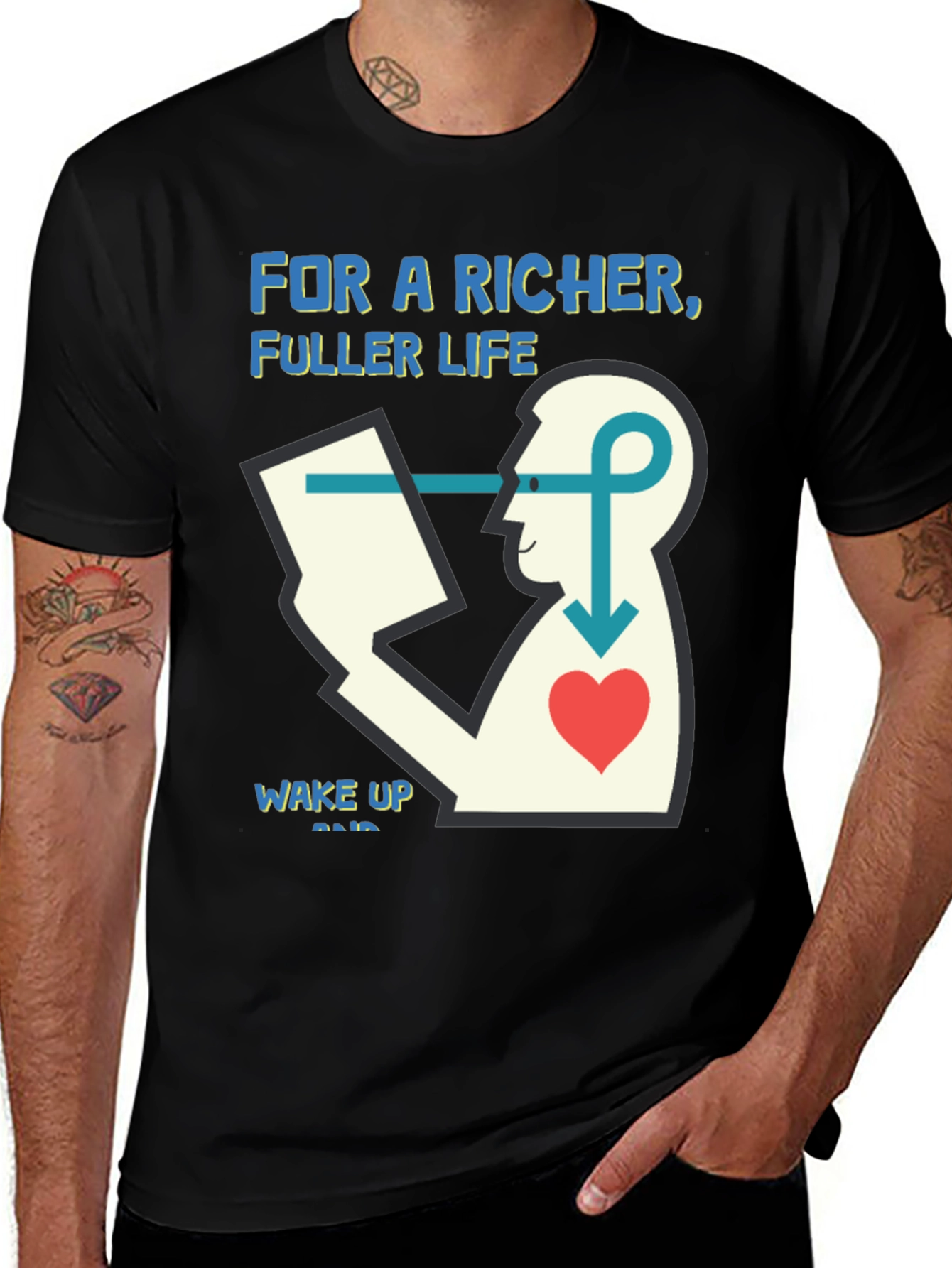 Variant 3 of Richer Life T-Shirt - Read & Thrive