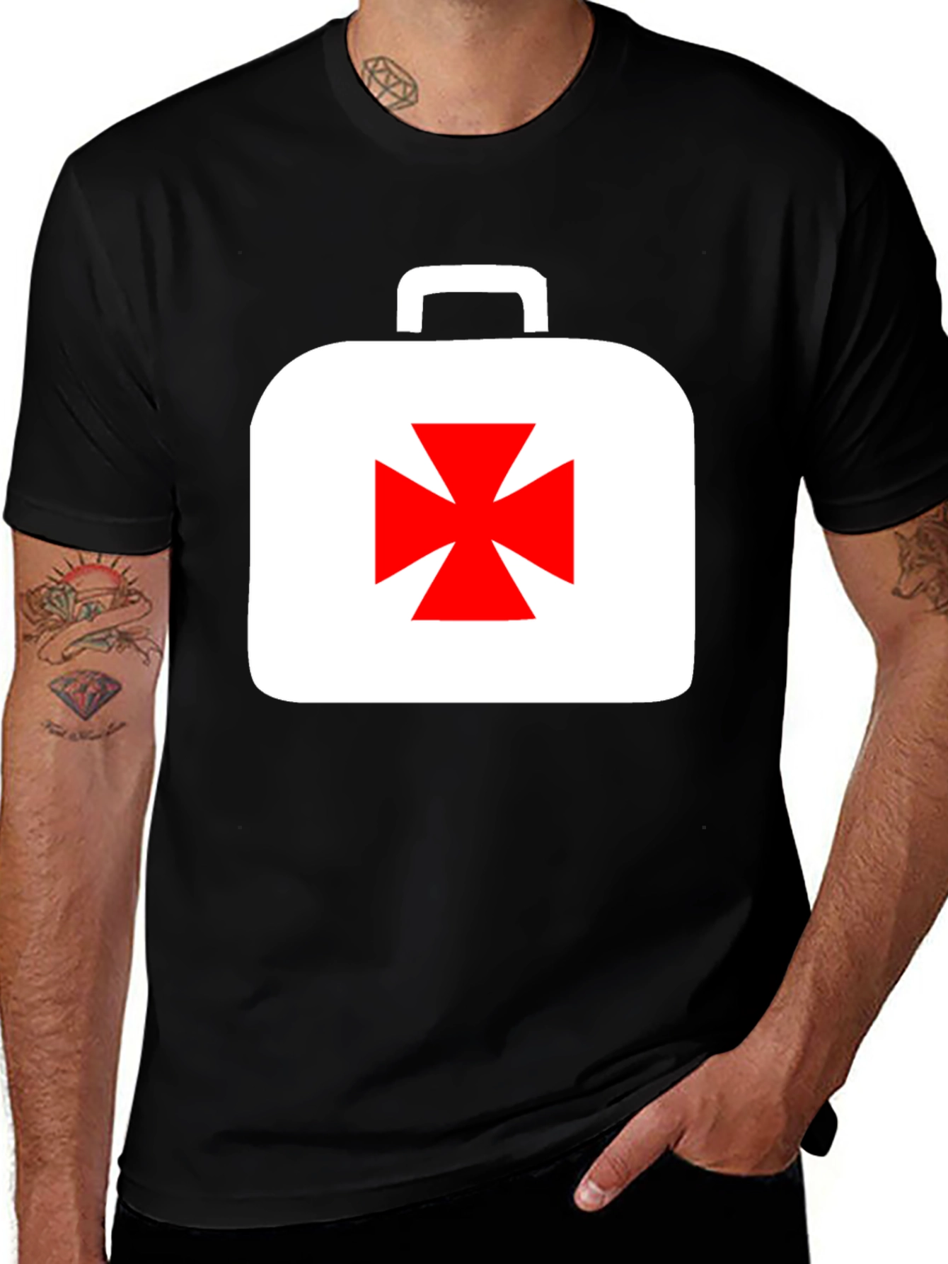 First Aid Kit T-Shirt - Novelty Graphic Tee