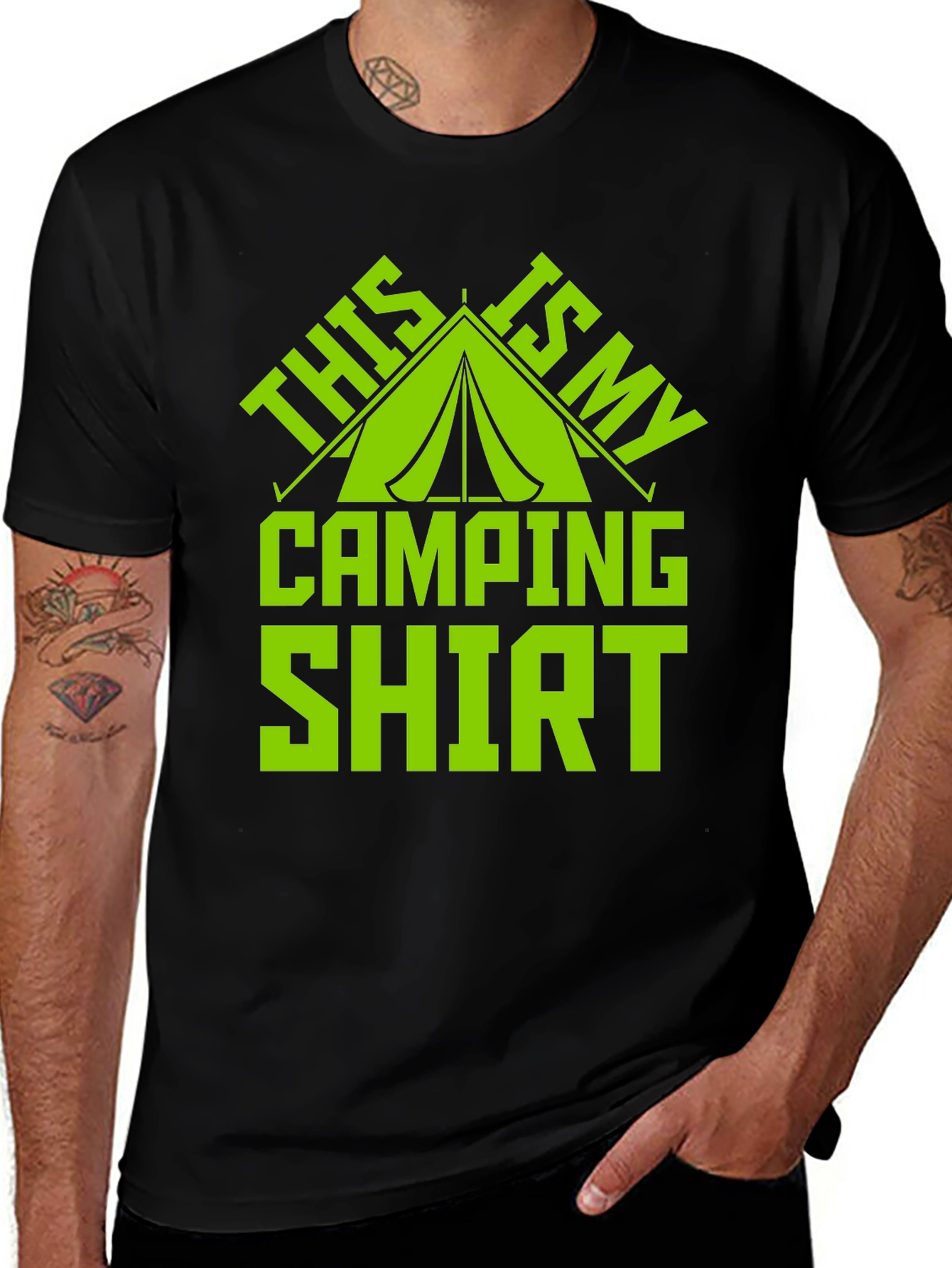 Variant 5 of Camping Shirt - 'This Is My Camping Shirt'