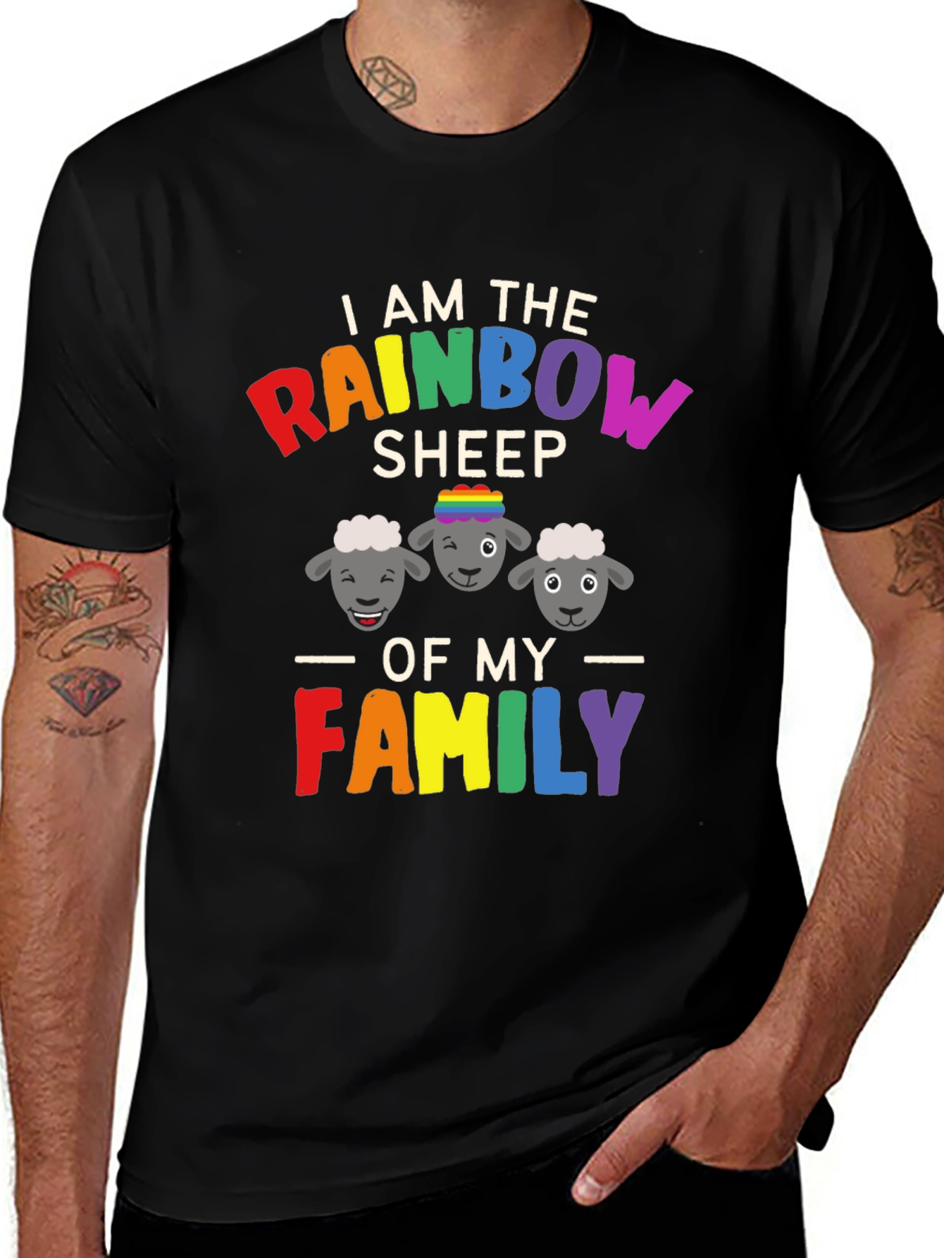 Rainbow Sheep Pride T-Shirt