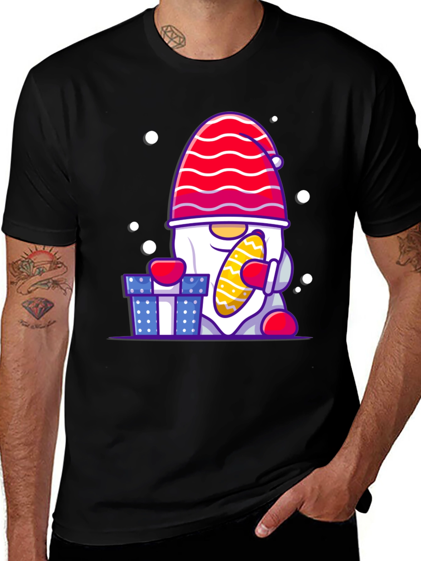 Variant 22 of Festive Holiday Gnome T-Shirt