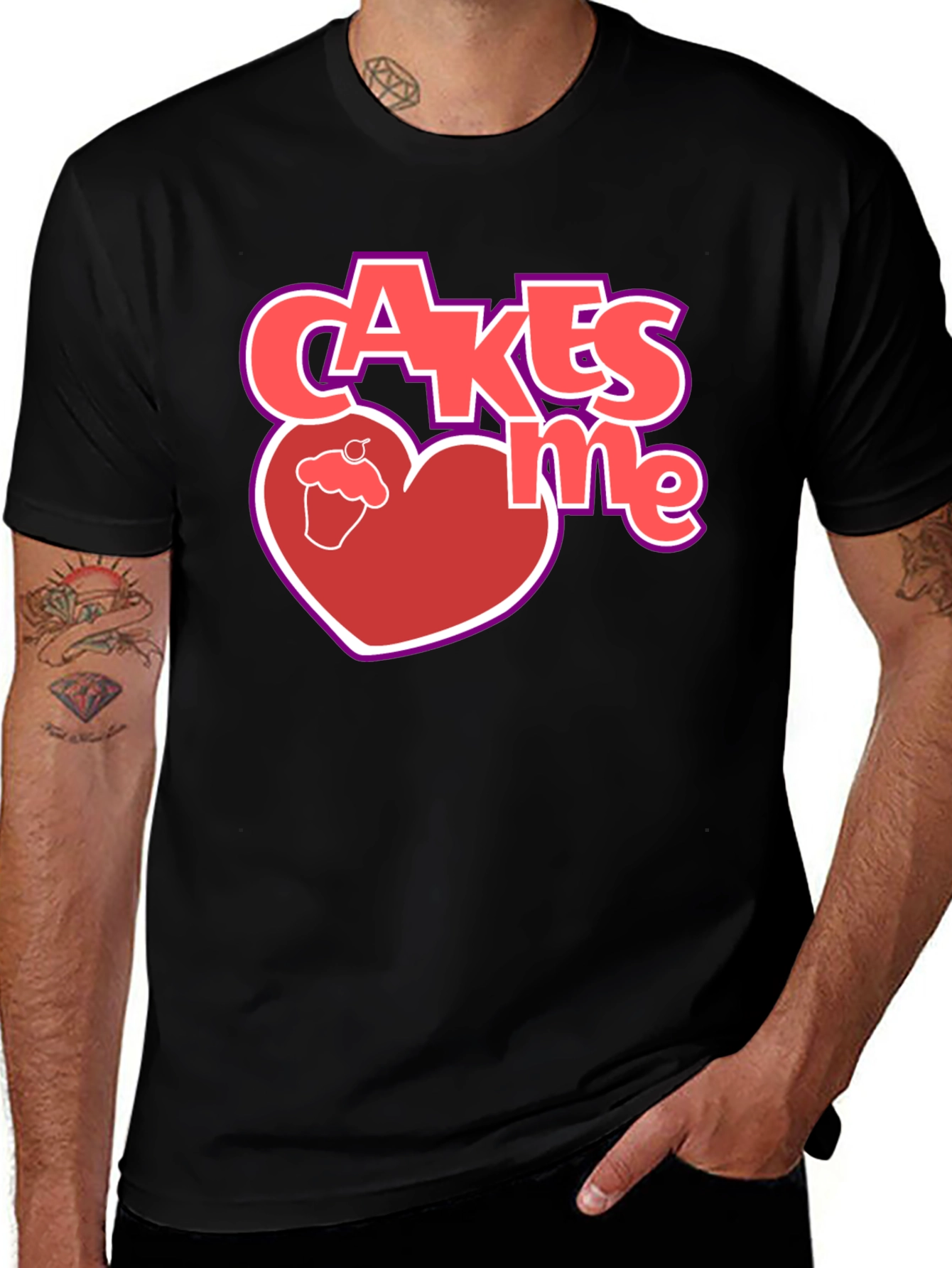 Variant 29 of Cakes Love Me Graphic T-Shirt