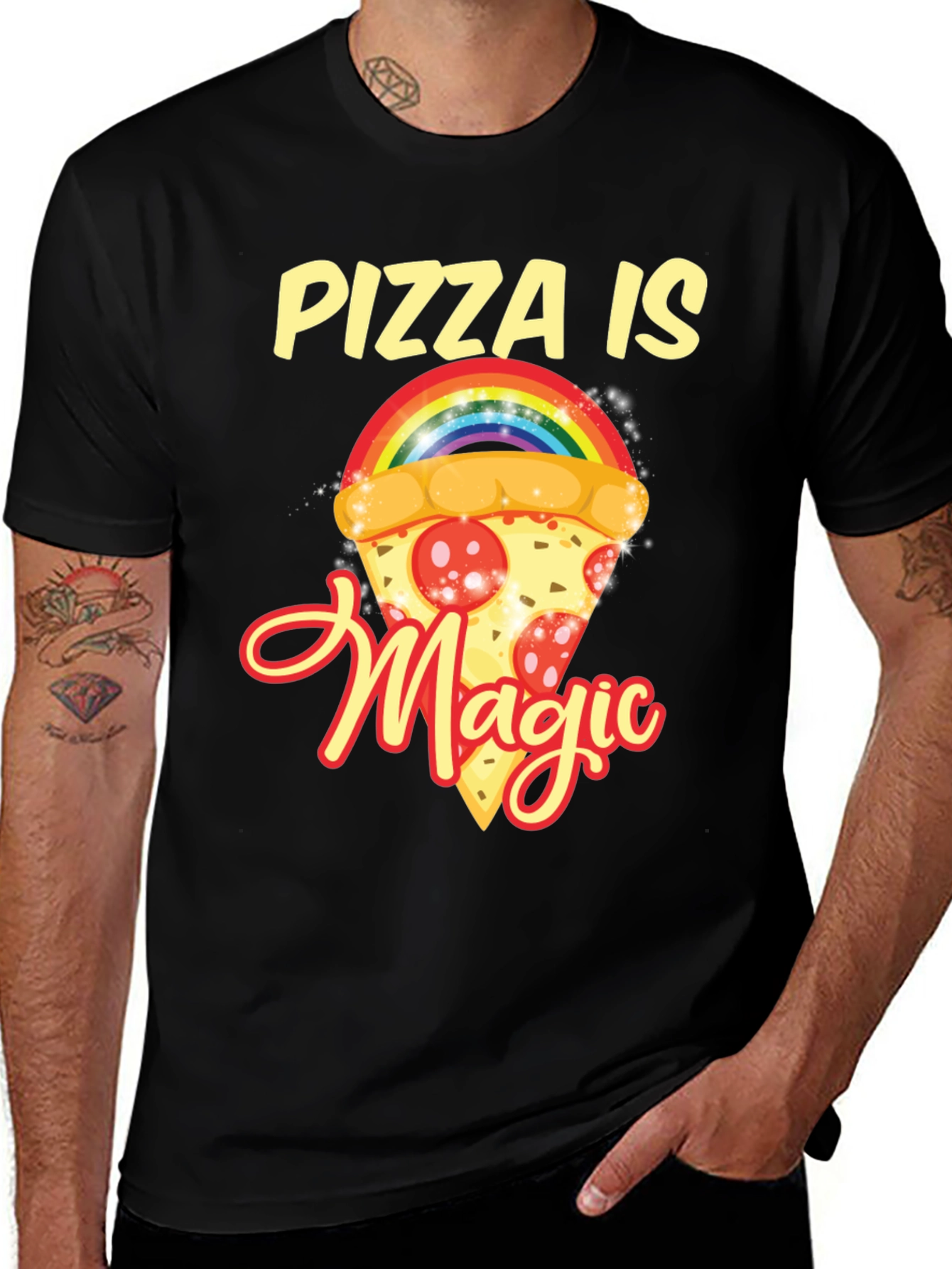 Pizza Is Magic Graphic Tee
