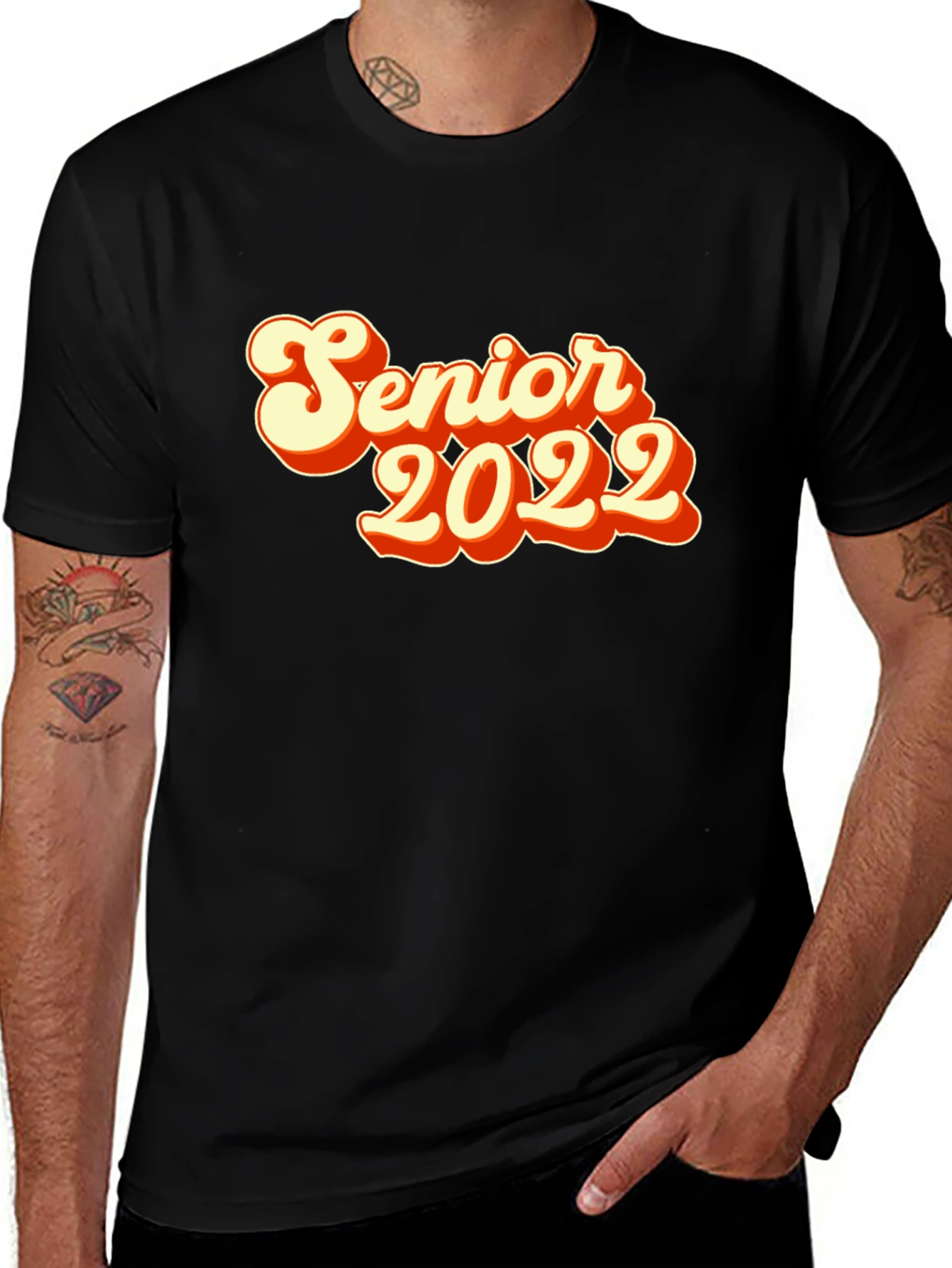 Variant 9 of Senior 2022 Black T-Shirt
