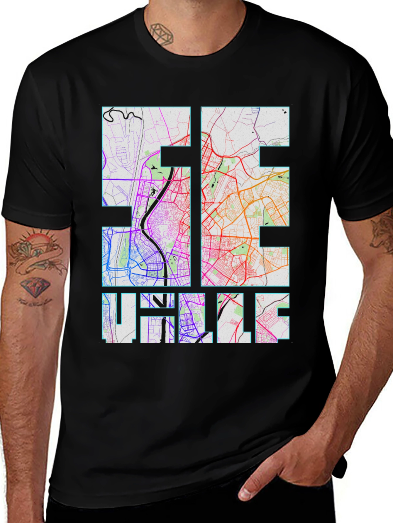 Halle Germany Map T-Shirt - Unique City Souvenir