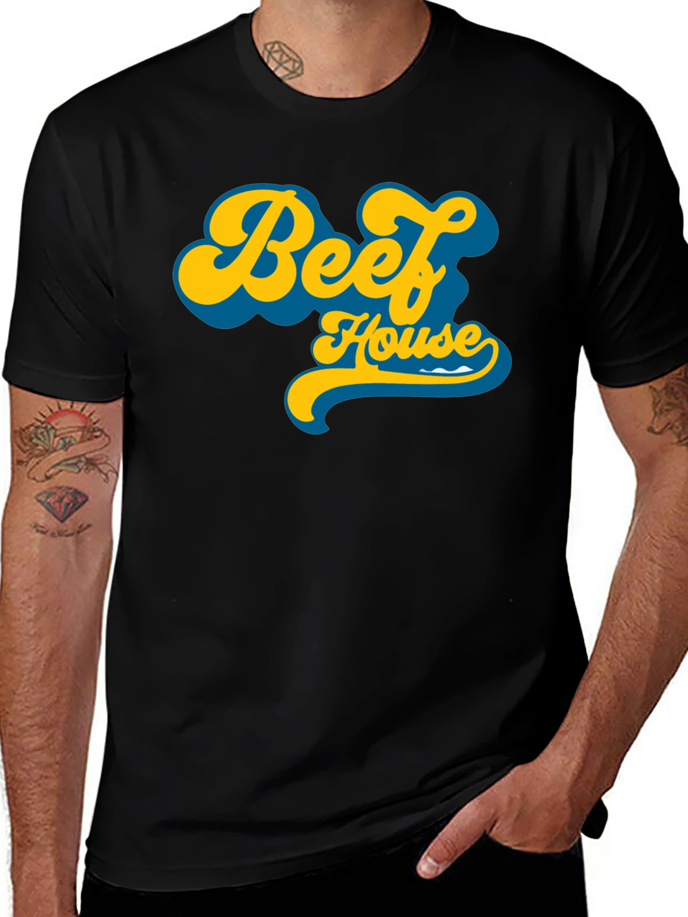 Beef House T-Shirt Retro Design