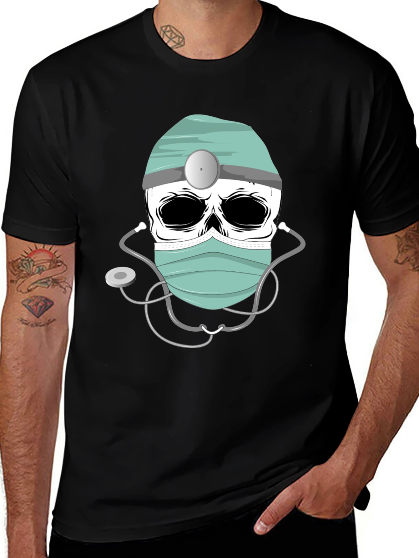 Variant 7 of Doctor Skull Graphic T-Shirt