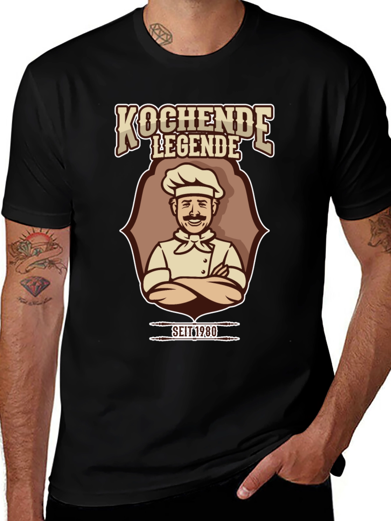 Variant 22 of Chef Legend T-Shirt - Since 1980 Cooking Tee