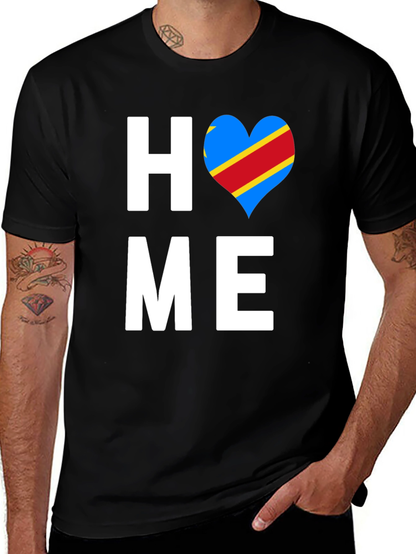 Home DRC Heart Flag T-Shirt