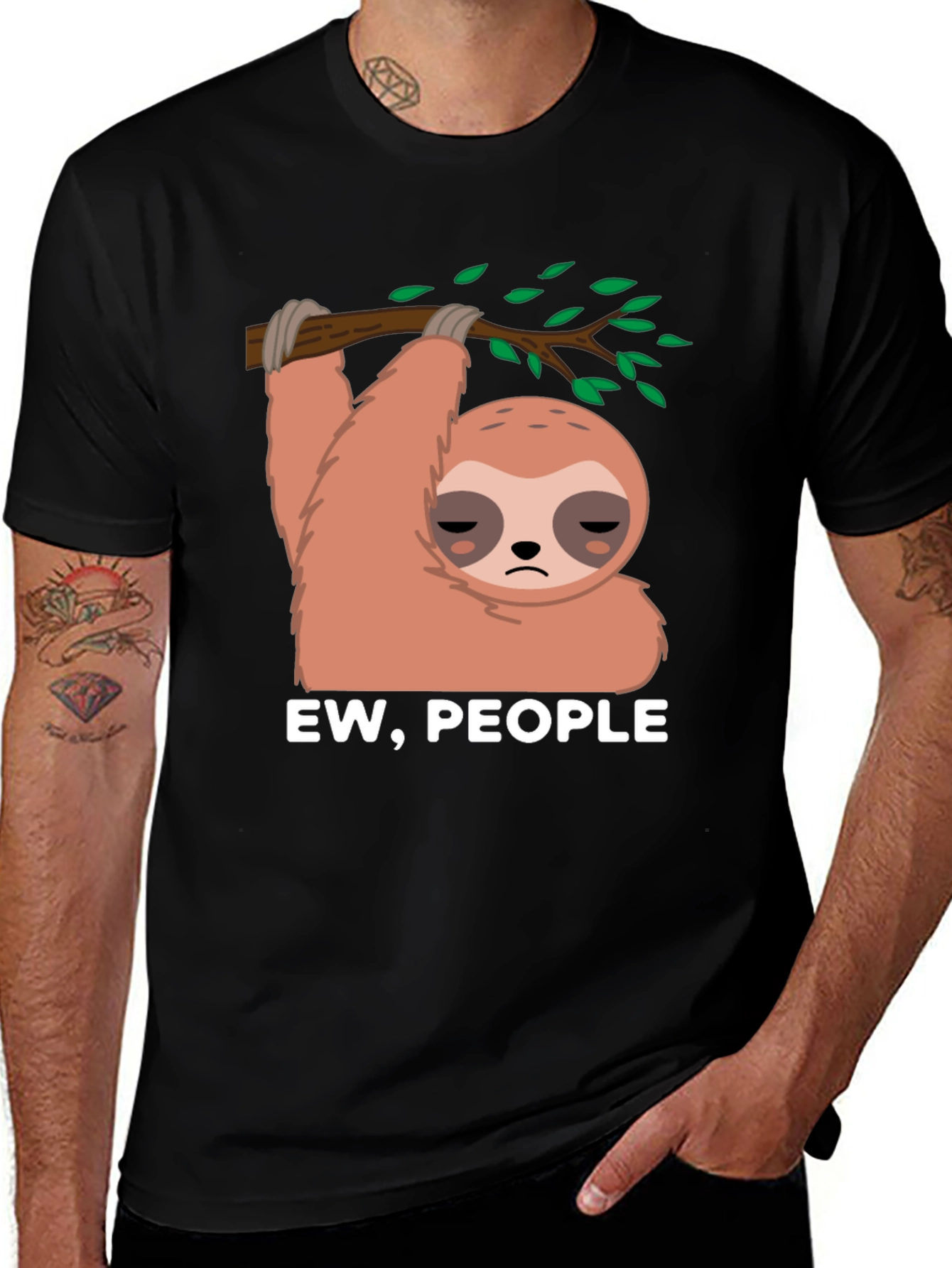 Variant 13 of Ew, People Sloth Graphic Tee