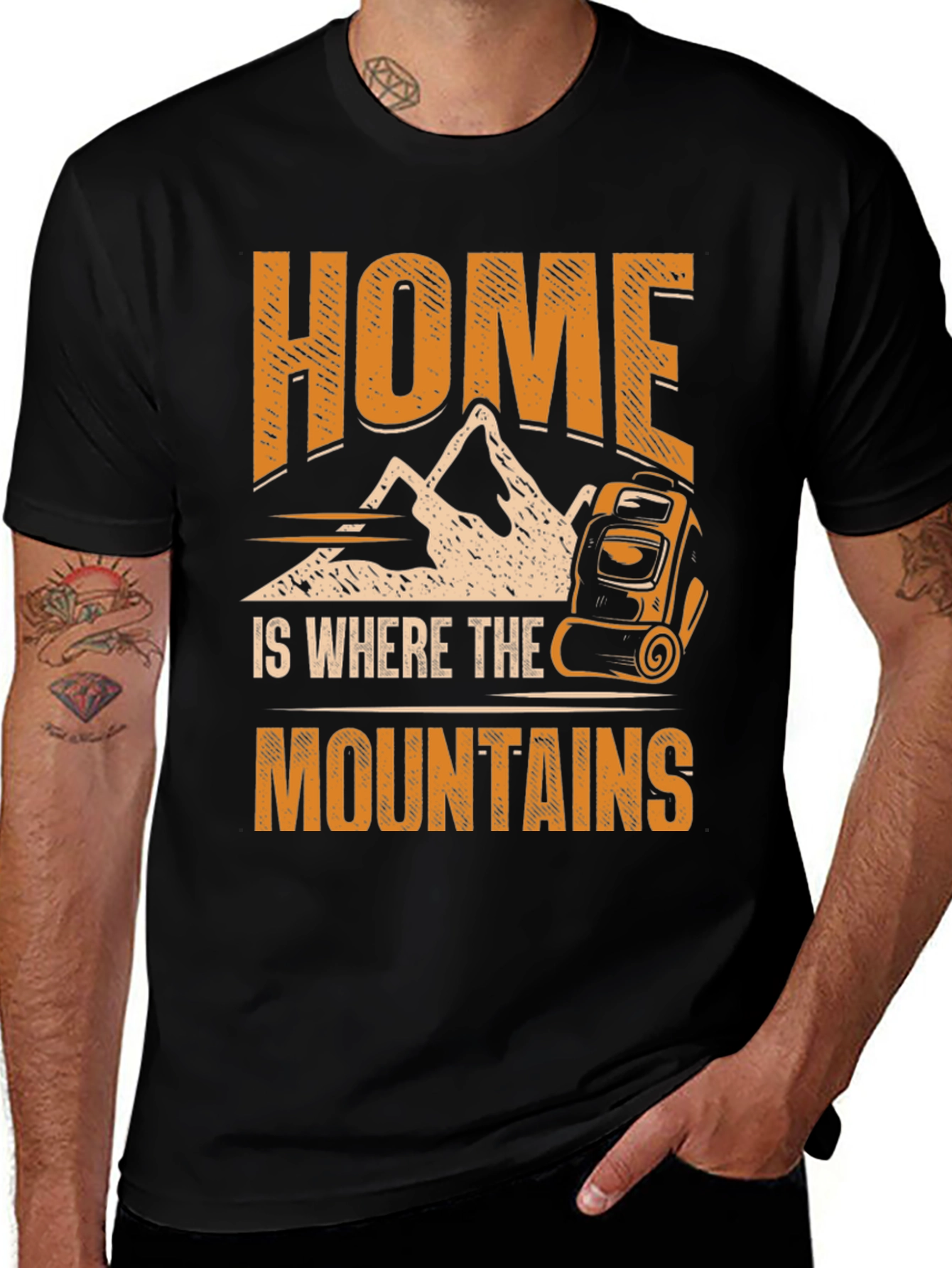 Variant 22 of Home is Where the Mountains Are T-Shirt