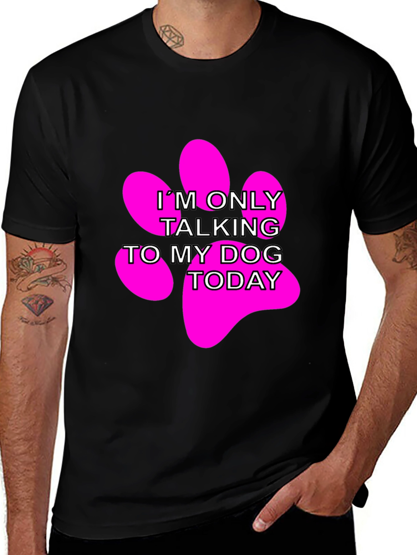 Variant 23 of Dog Lover T-Shirt - "Talking to My Dog Today"