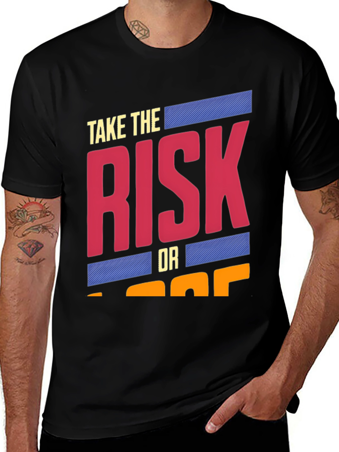 Variant 18 of Take the Risk T-Shirt - Stylish Graphic Tee