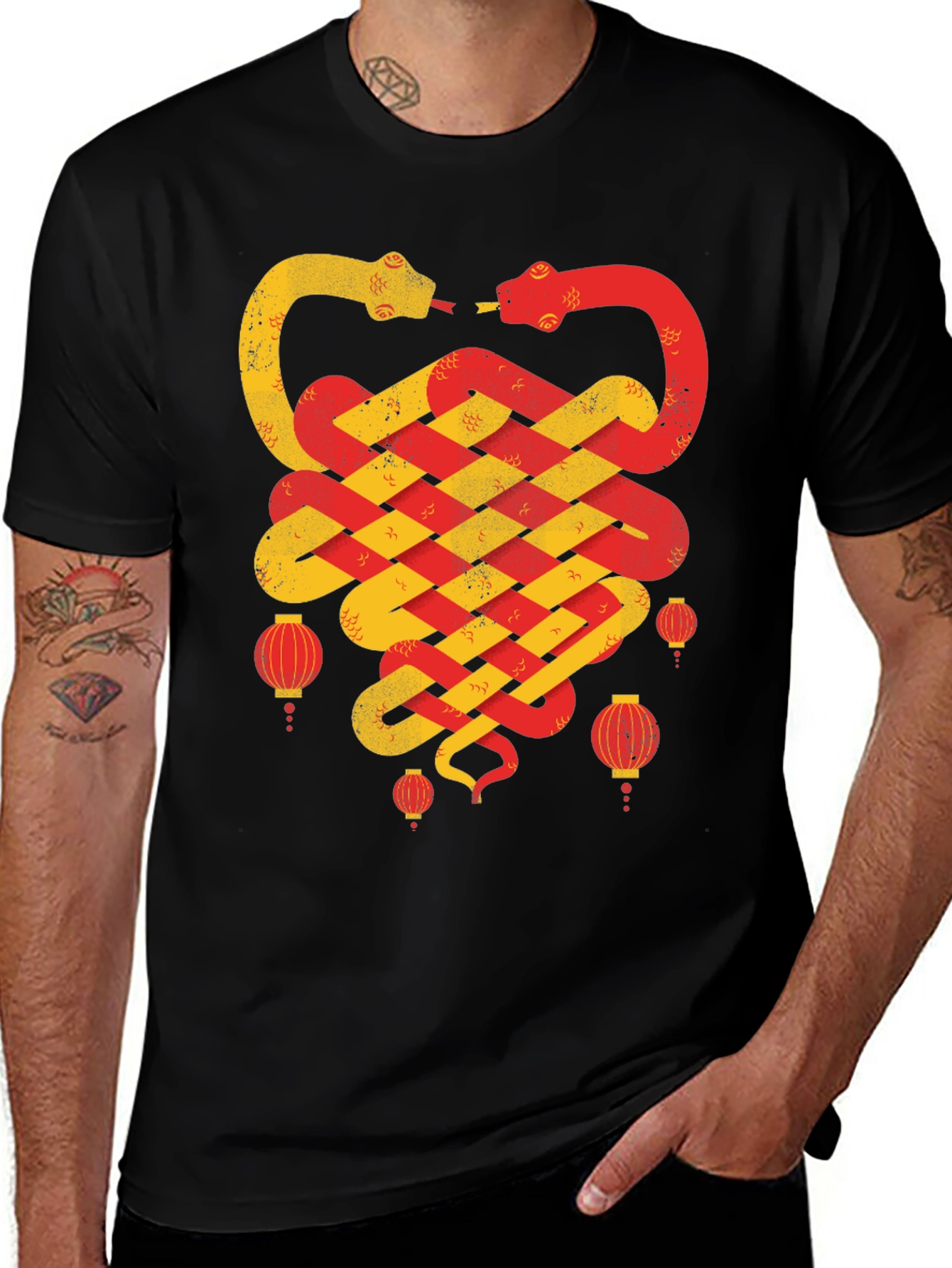 Variant 16 of Chinese New Year Snake Lantern T-Shirt