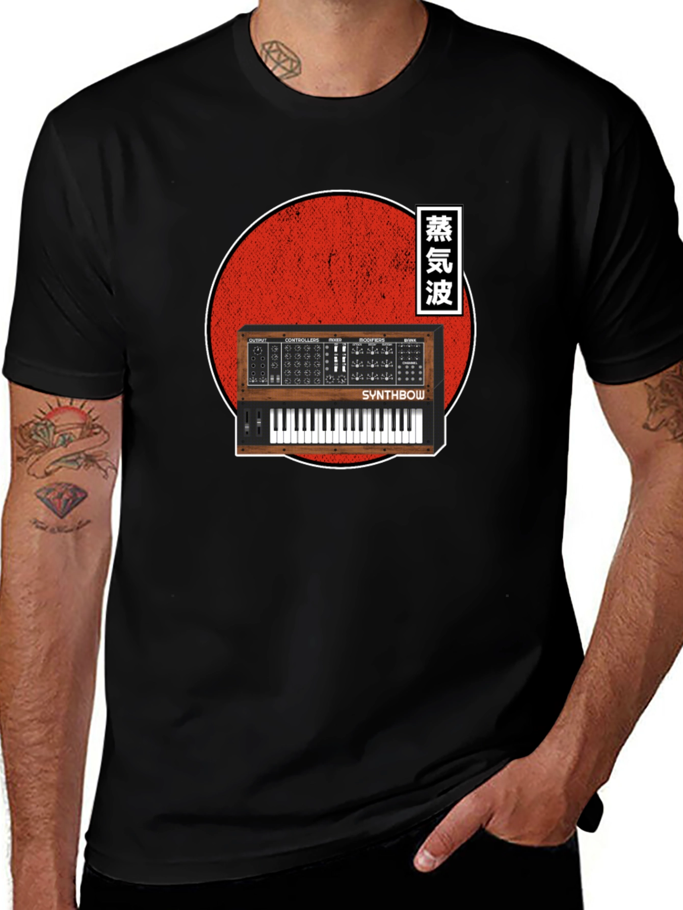 Variant 8 of Synthwave T-Shirt - Japanese Vaporwave Aesthetic