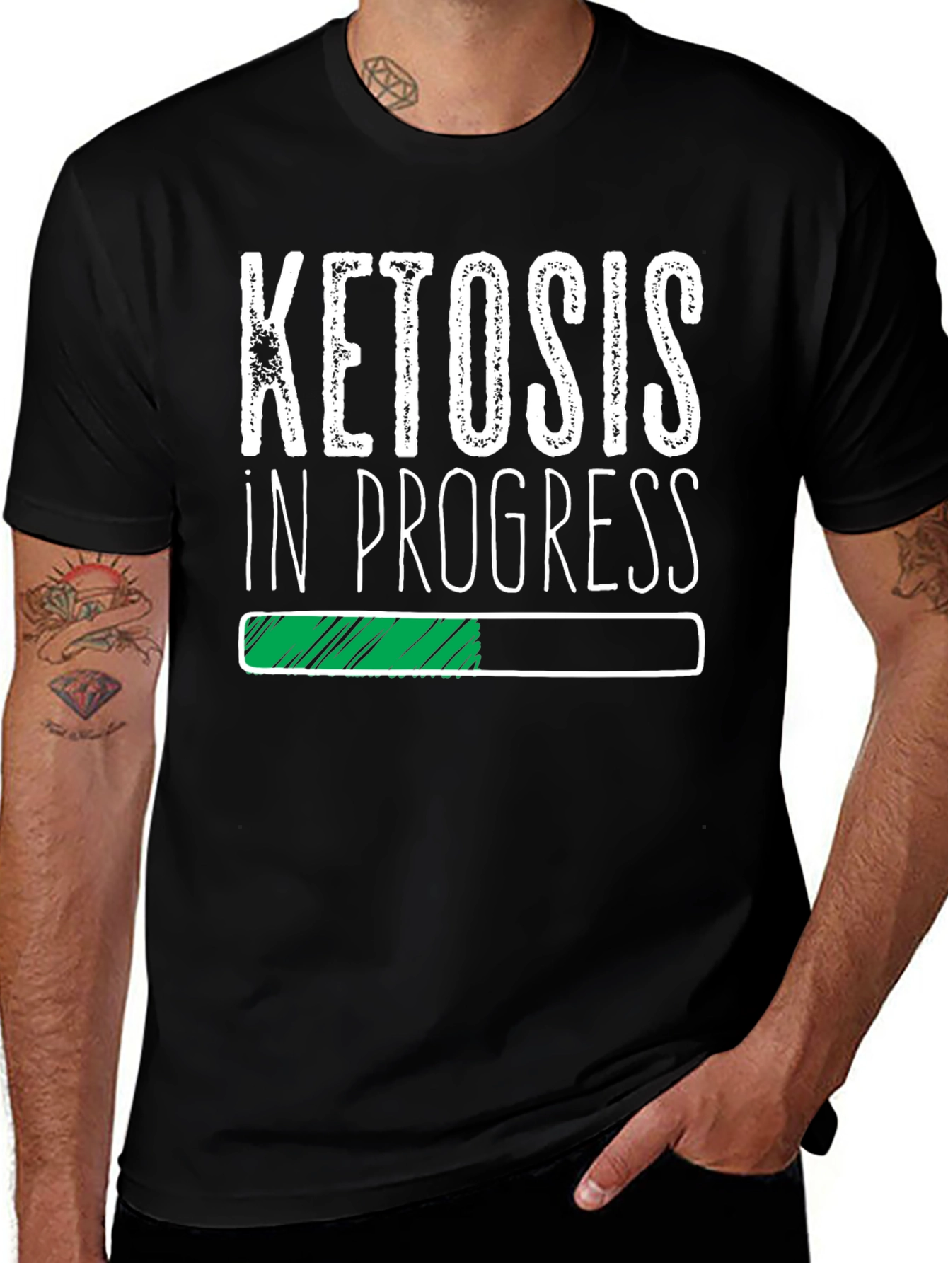 Black Ketosis in Progress T-Shirt - Black main image