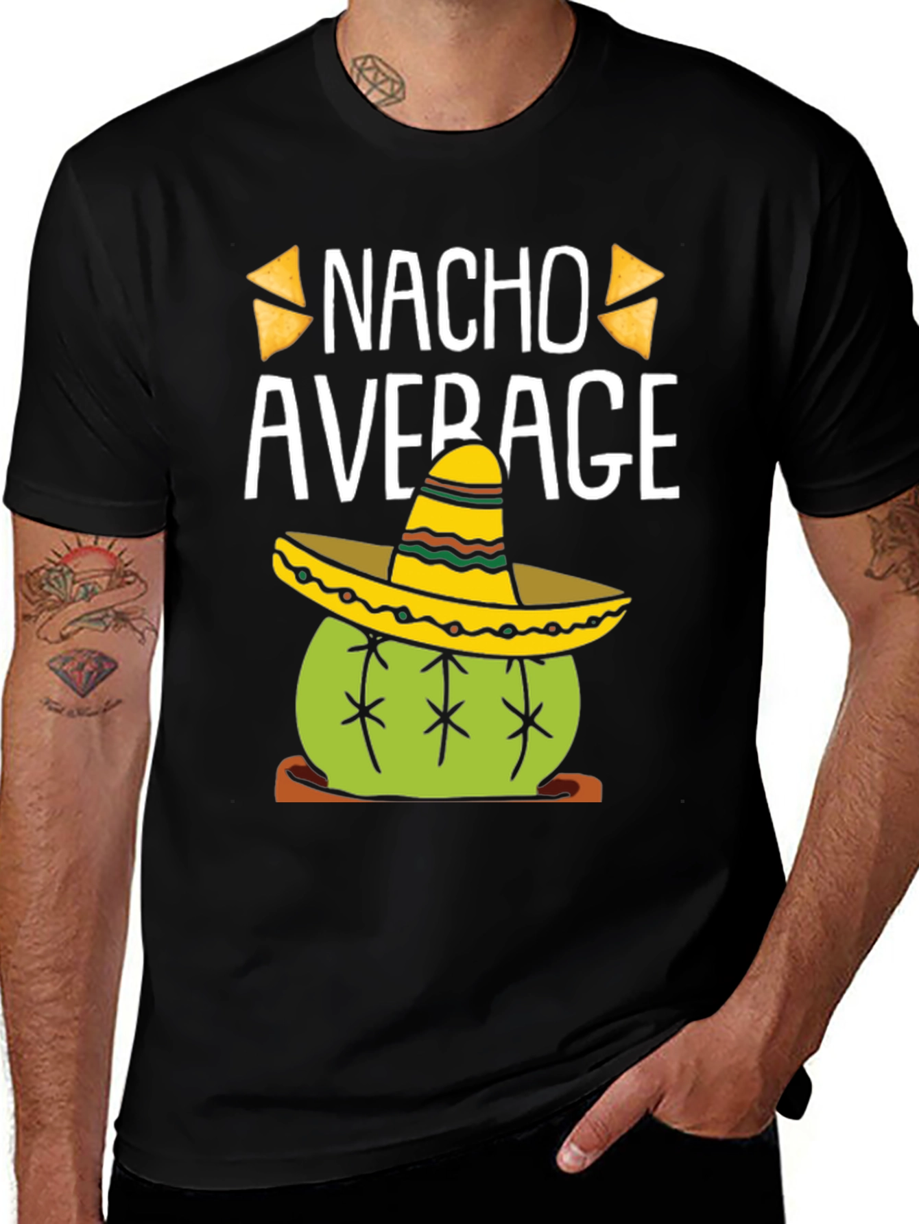 Variant 12 of Nacho Average Cactus Sombrero T-Shirt