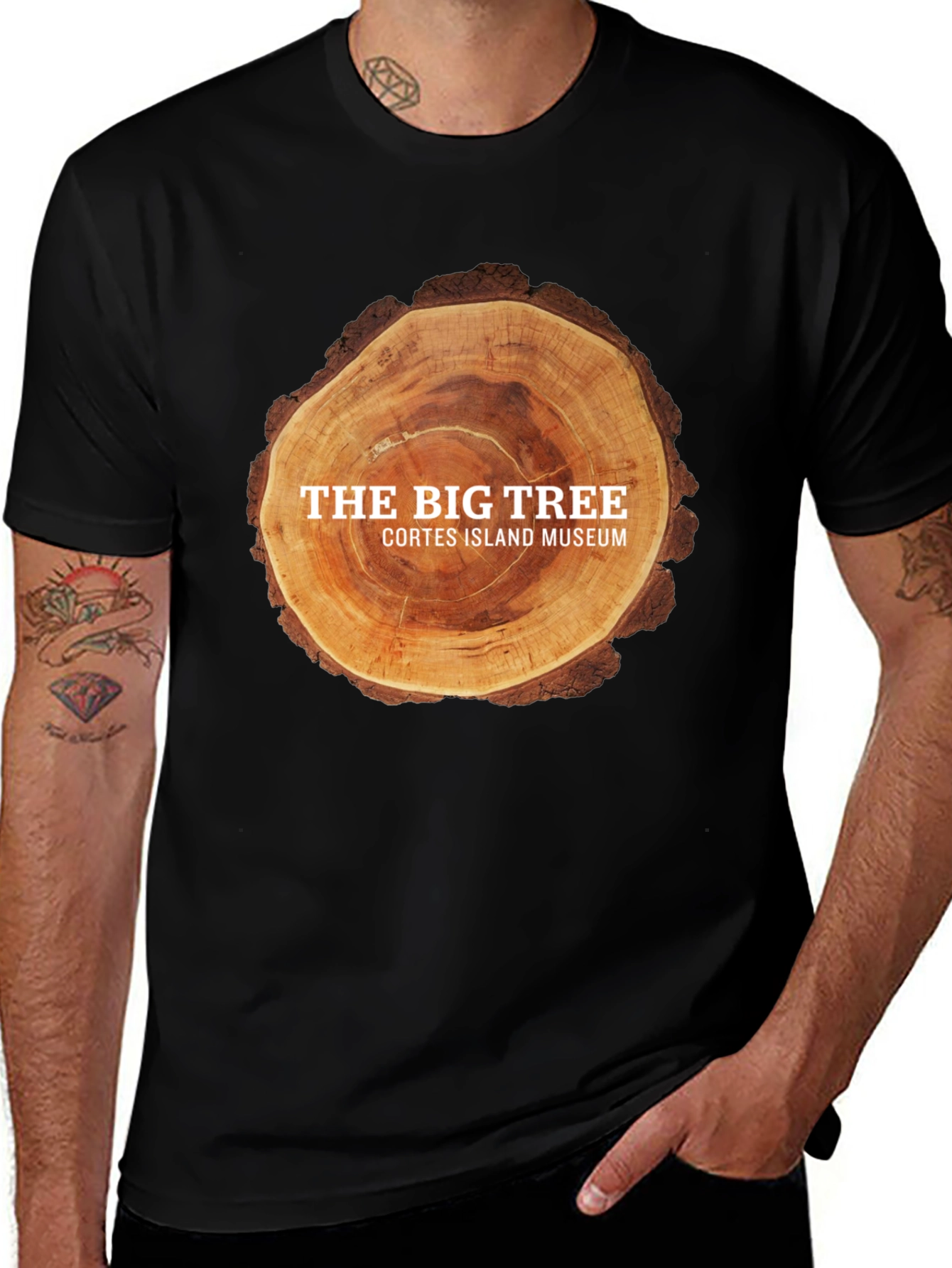 Variant 4 of The Big Tree Museum Black Graphic Tee