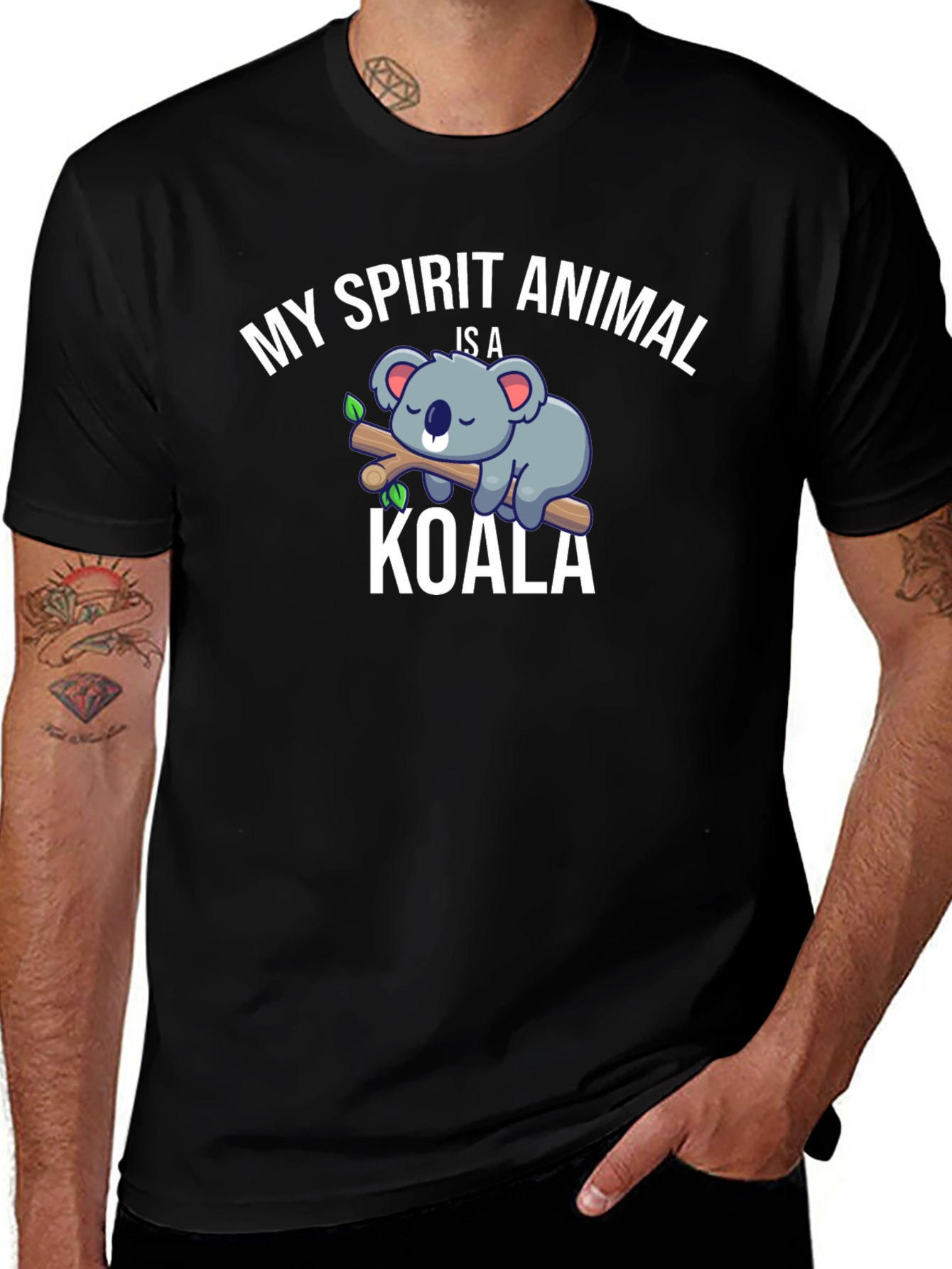 Variant 23 of Koala Spirit Animal Graphic T-Shirt