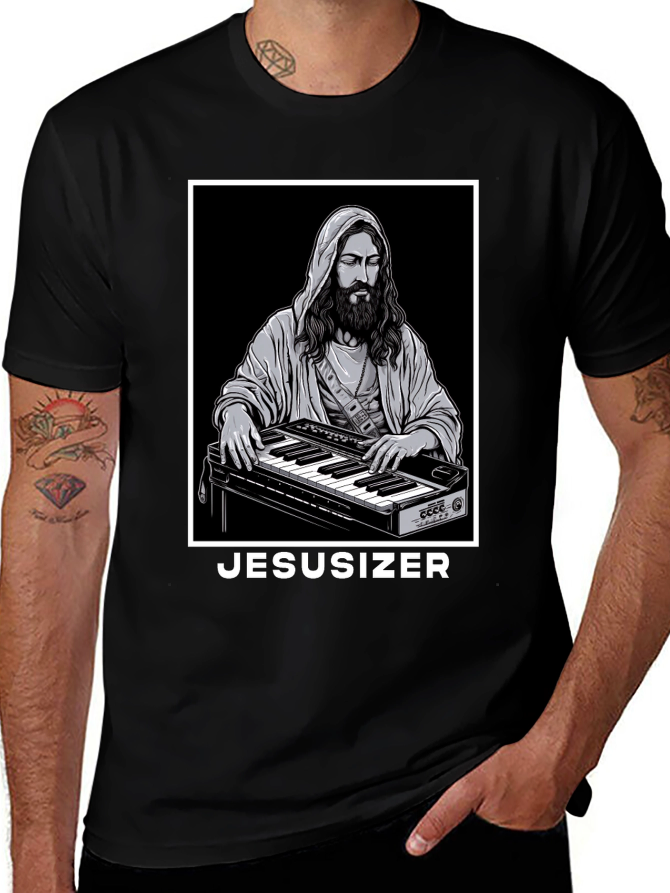 Jesusizer T-Shirt: Musical Messiah Design