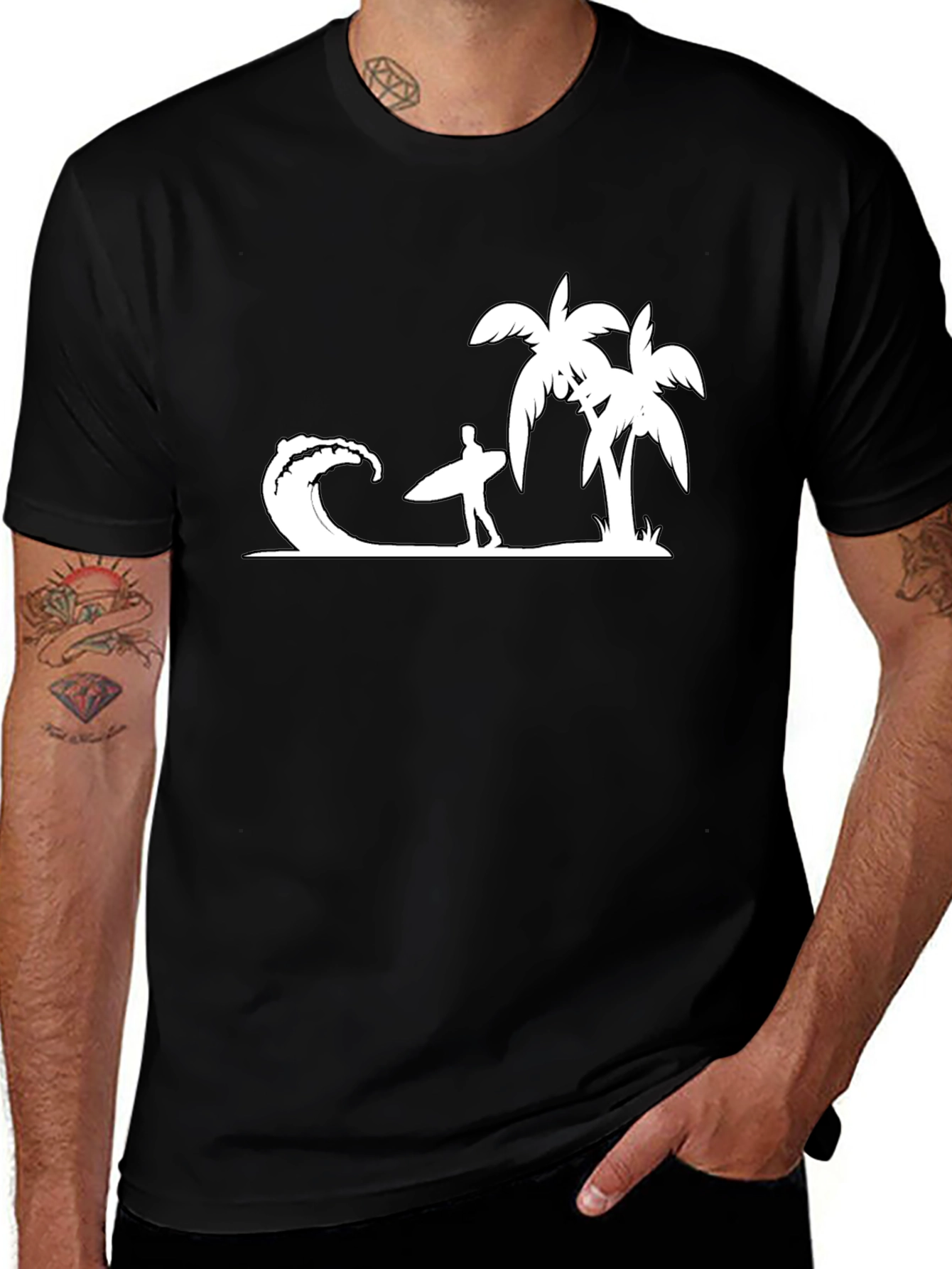 Surfer Graphic Tee: Beach Life Vibe