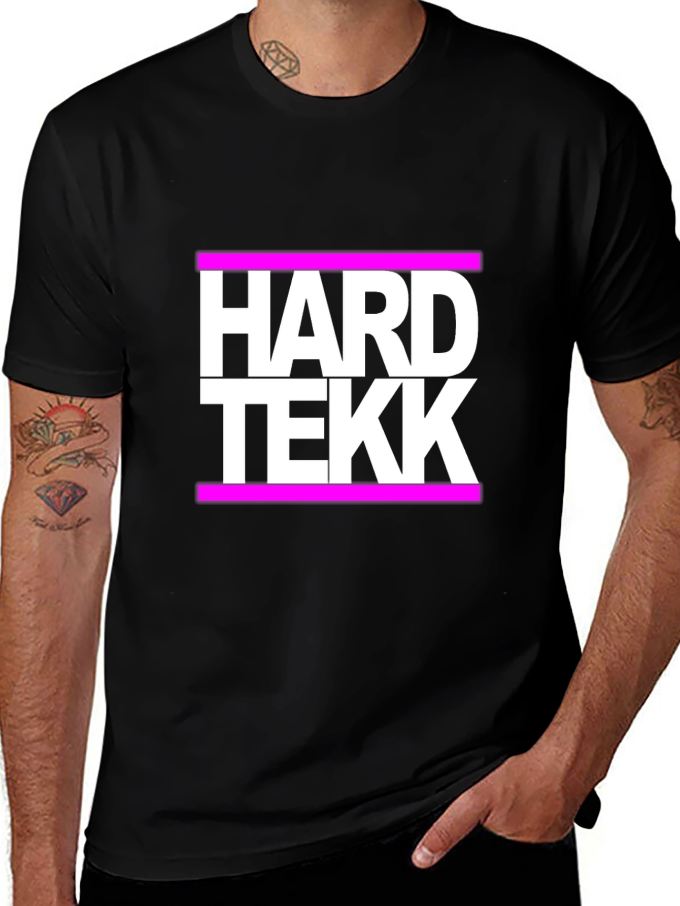 Hard Tekk Graphic Tee - Bold Statement Shirt