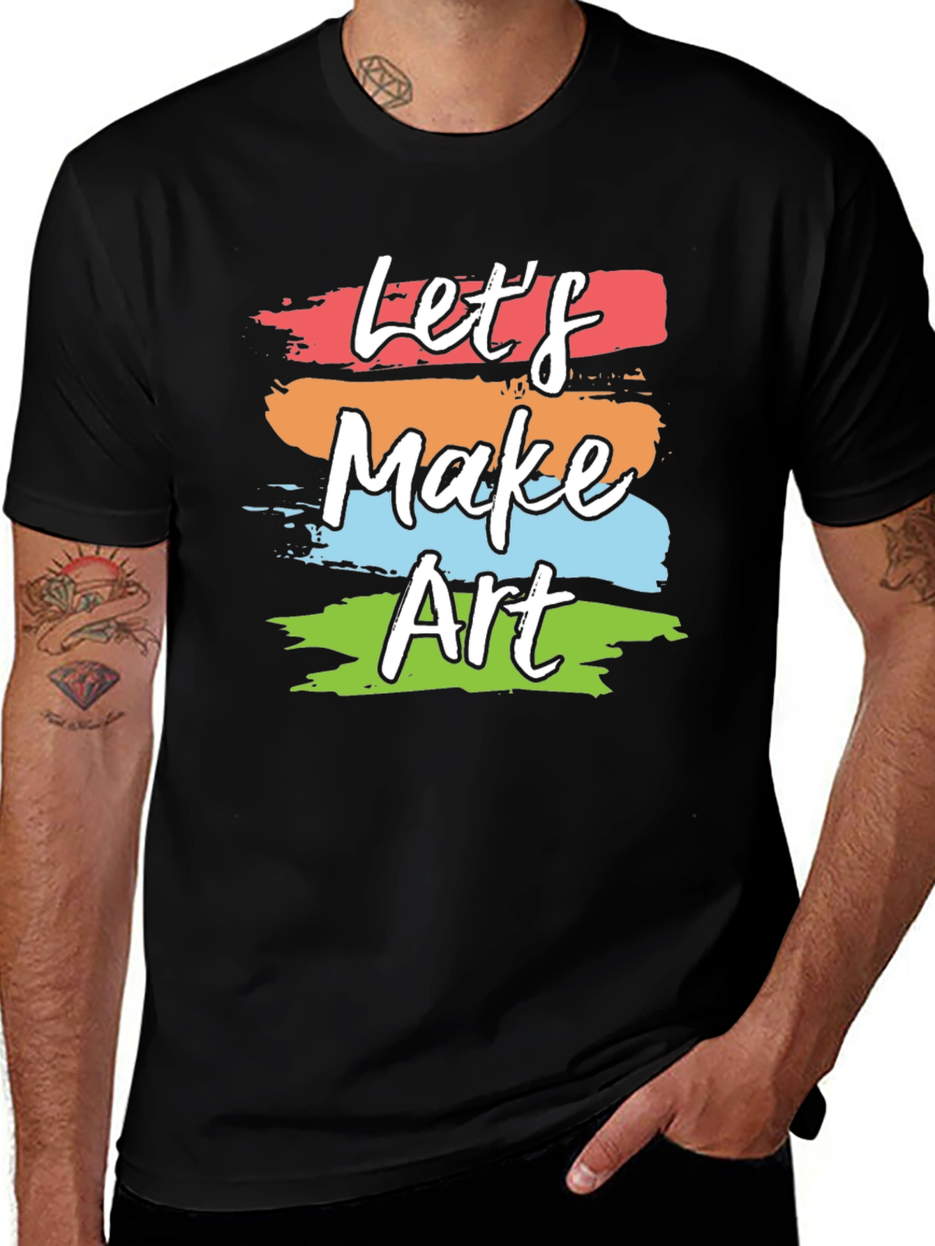 Variant 22 of Let's Make Art Graphic Tee