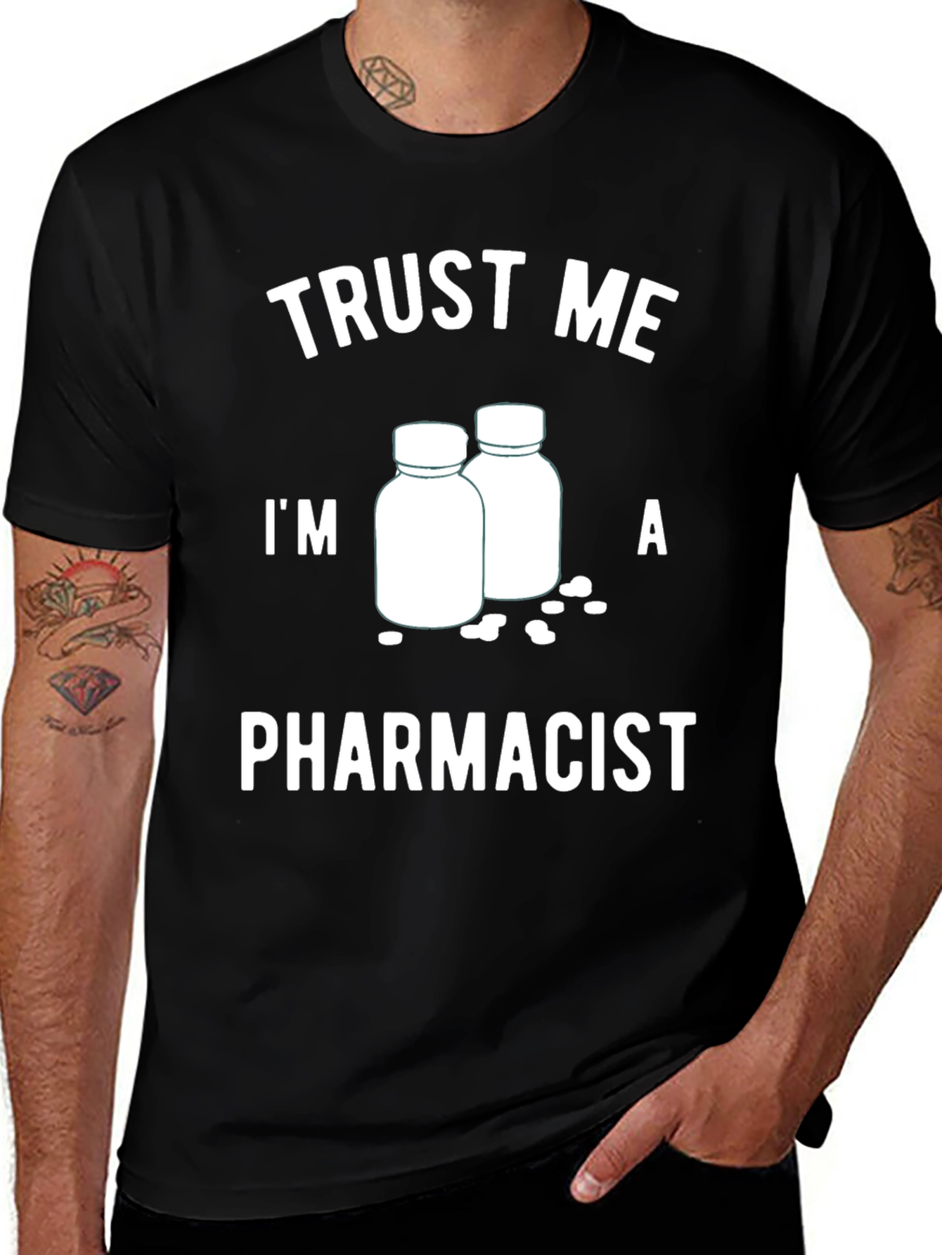 Variant 14 of Trust Me I'm A Pharmacist T-Shirt