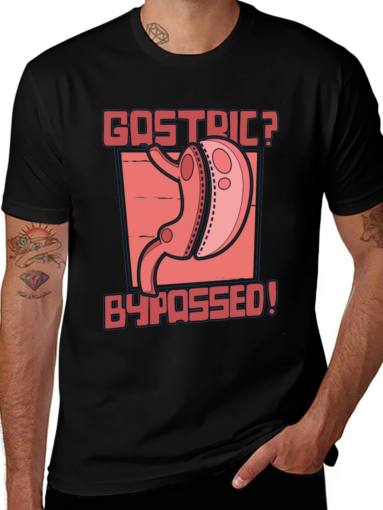 Variant 24 of Gastric Bypassed Graphic T-Shirt