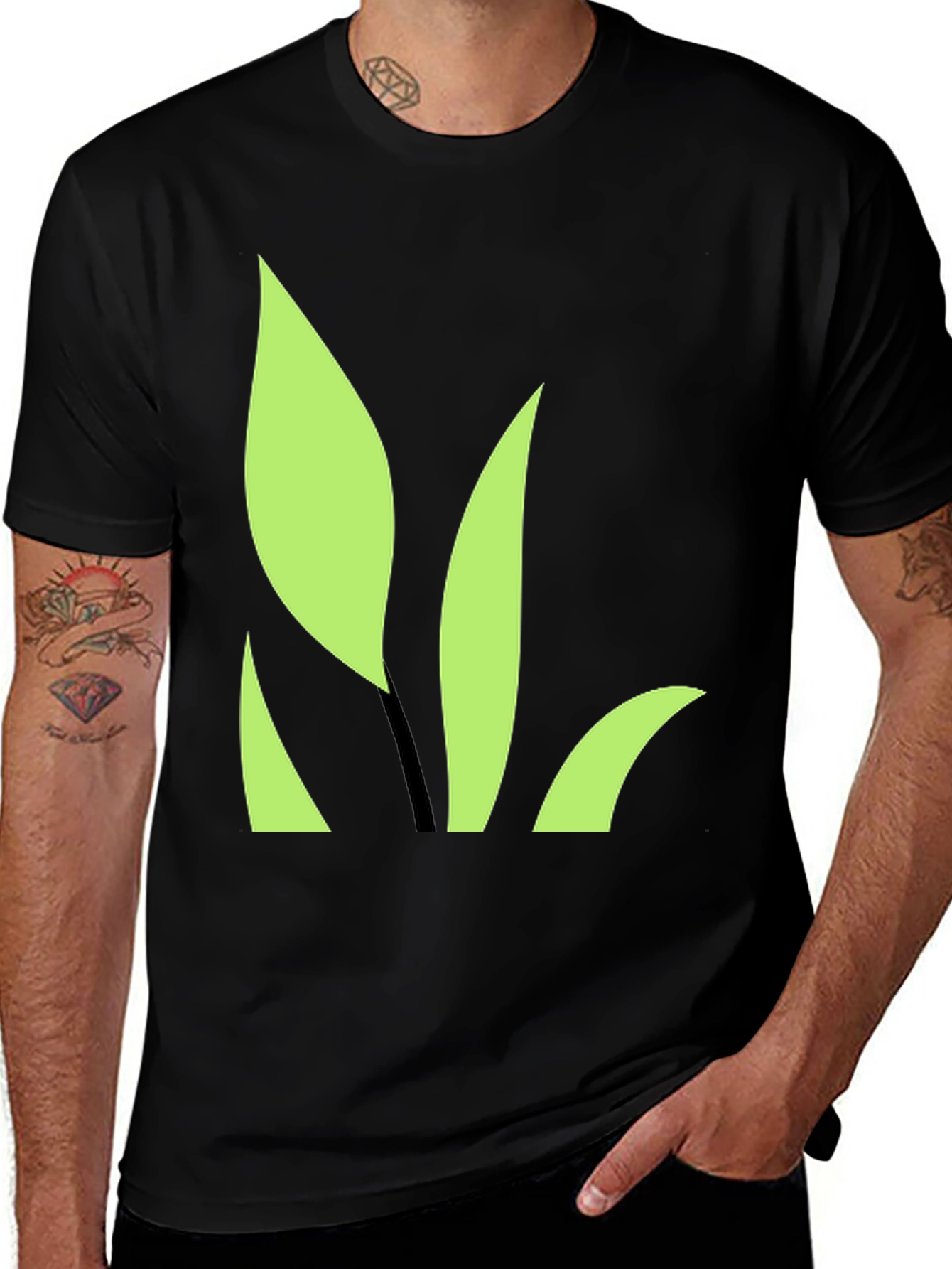 Variant 15 of Nature Inspired Black T-Shirt