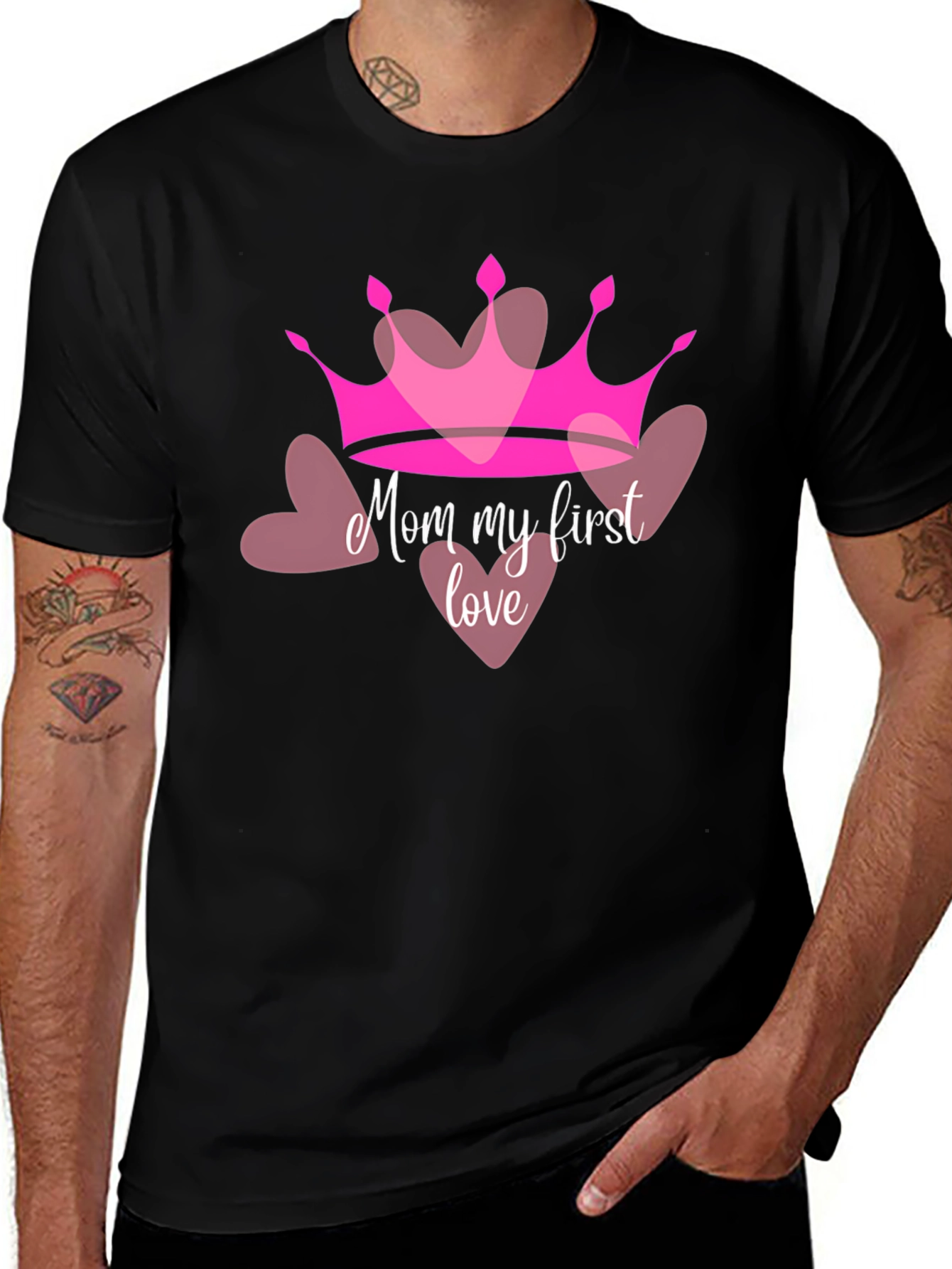 Variant 11 of Mom My First Love Crown Heart T-Shirt