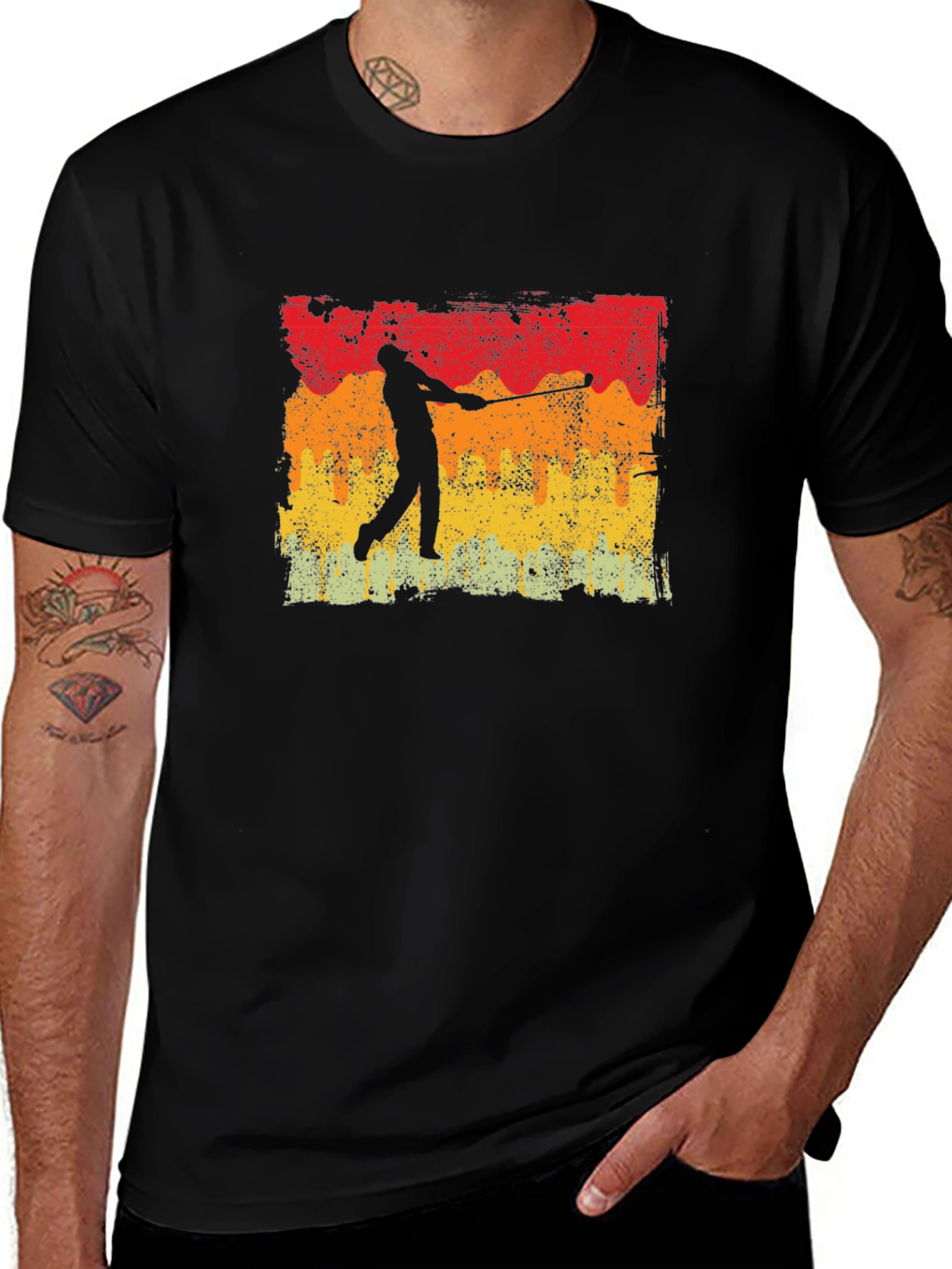 Variant 6 of Retro Golfing T-Shirt - Vintage Golfer Tee