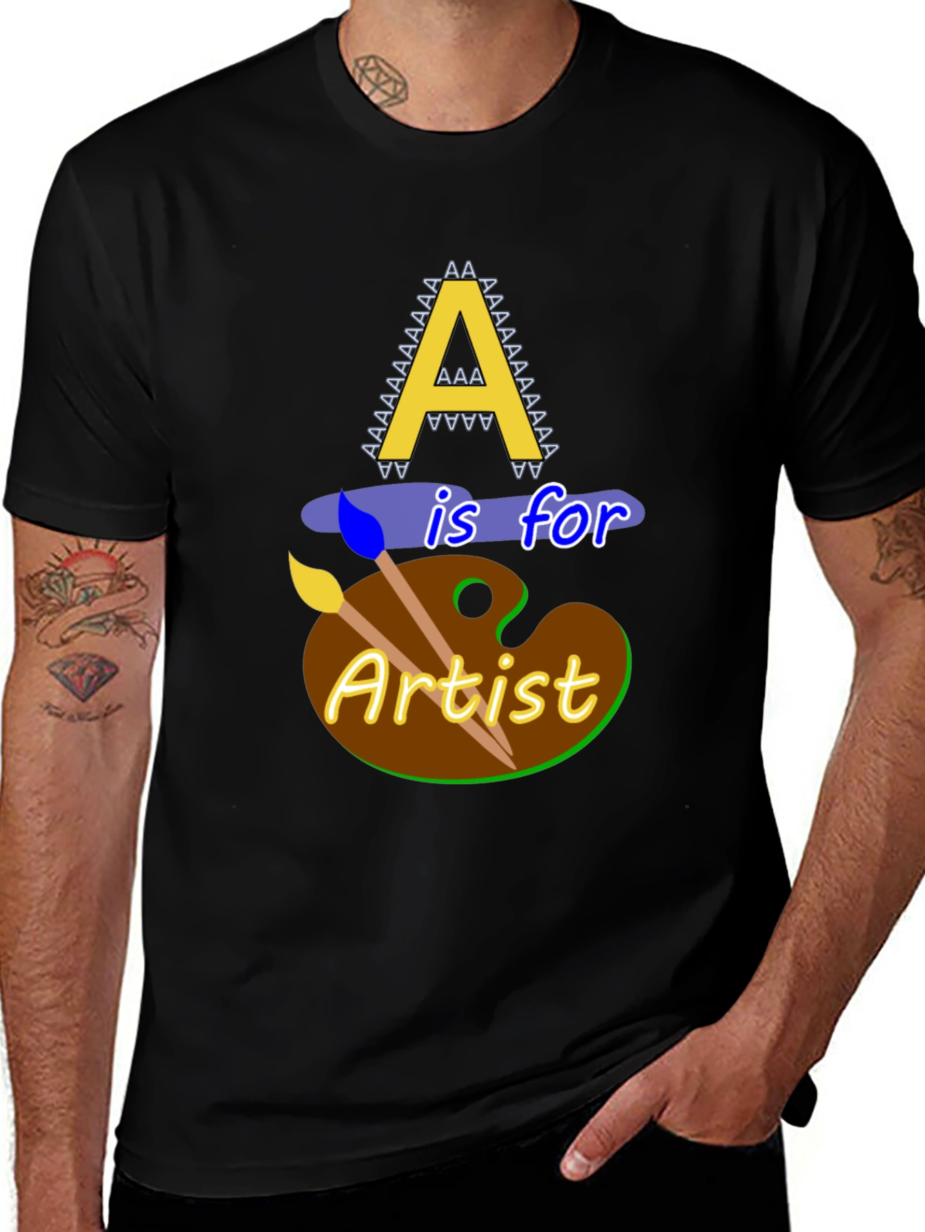 Artist T-Shirt - 'A is for Artist' Design