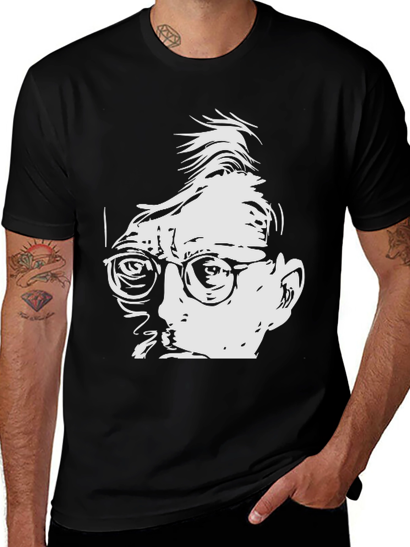 Variant 7 of Abstract Portrait T-Shirt - Artistic Apparel