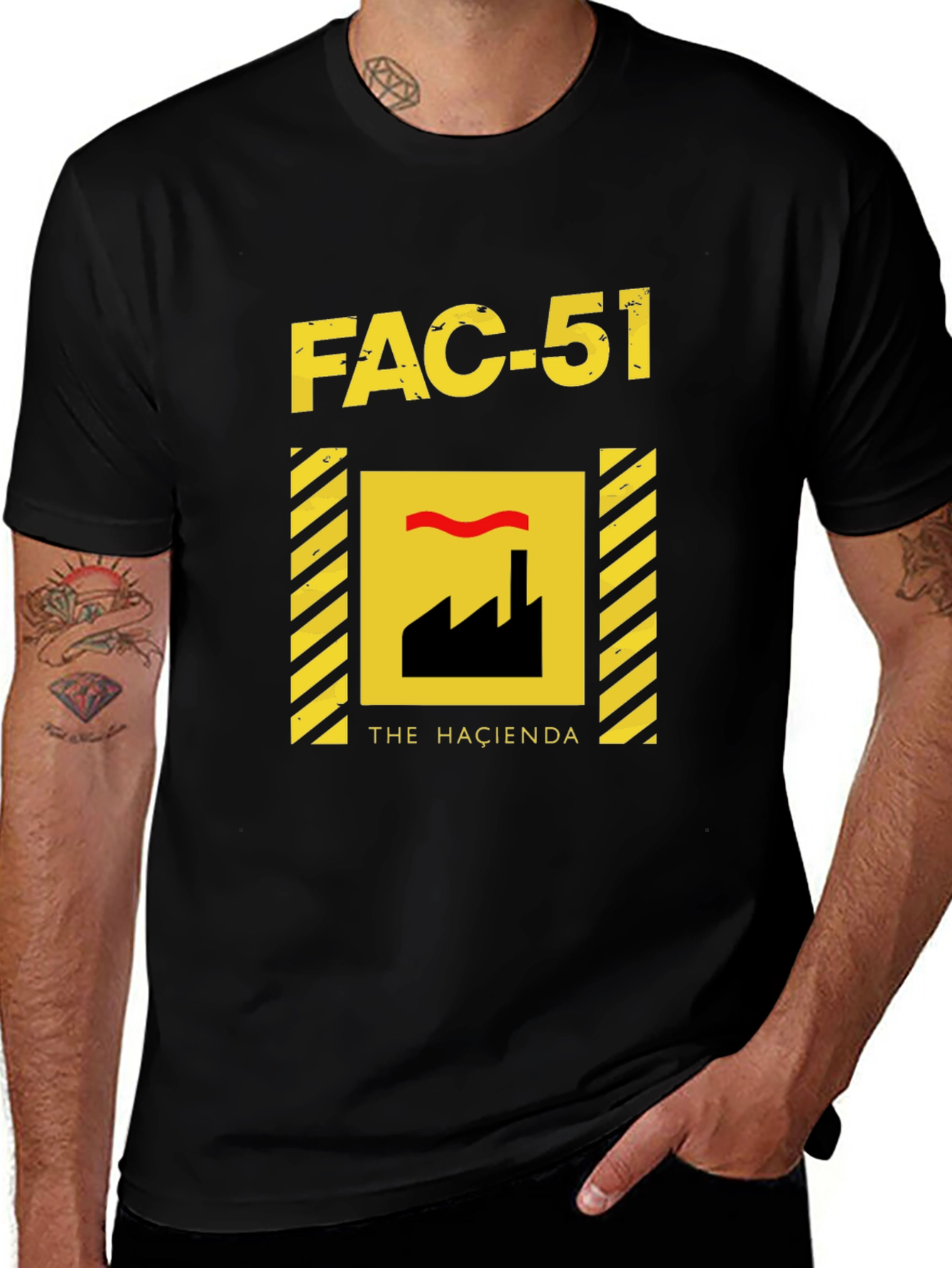 FAC-51 The Hacienda T-Shirt - Retro Club Tee