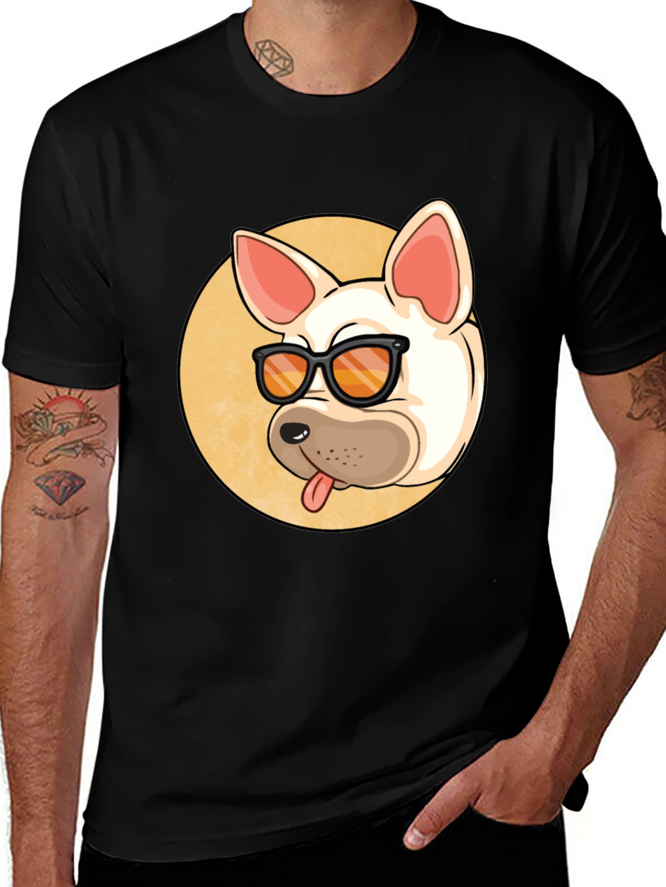 Variant 7 of Cool Dog Graphic Tee