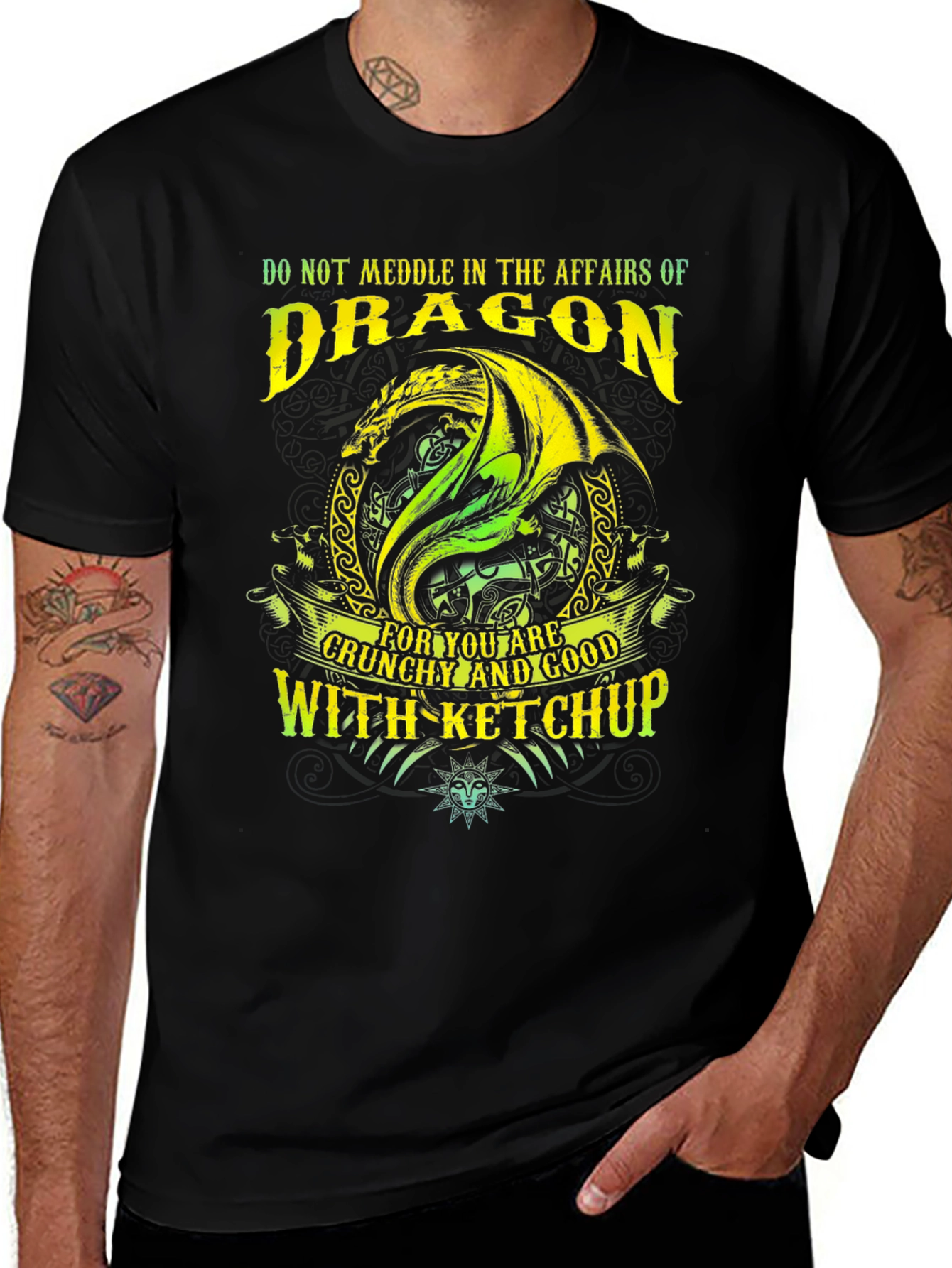 Dragon T-Shirt: Meddle Not!