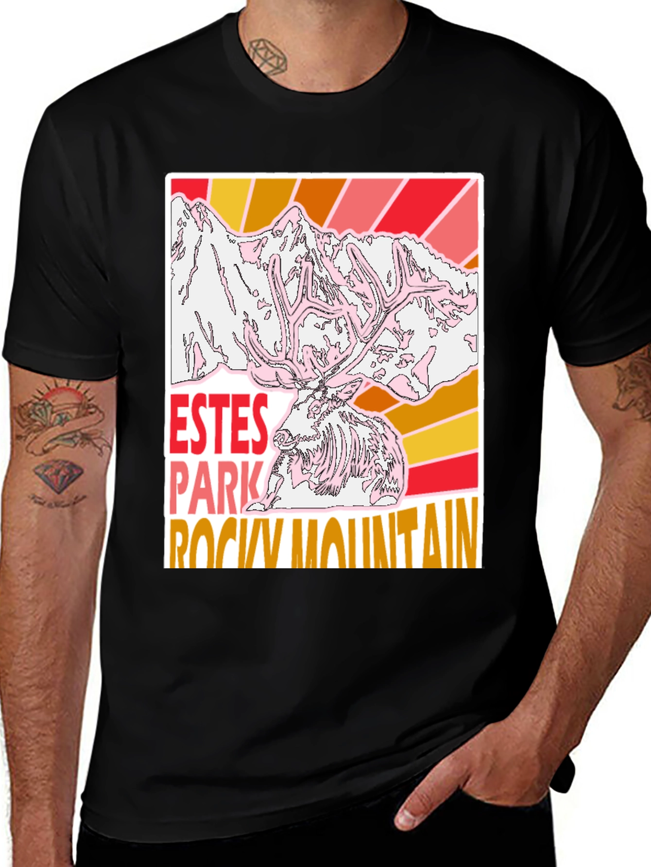 Estes Park Rocky Mountain Graphic Tee