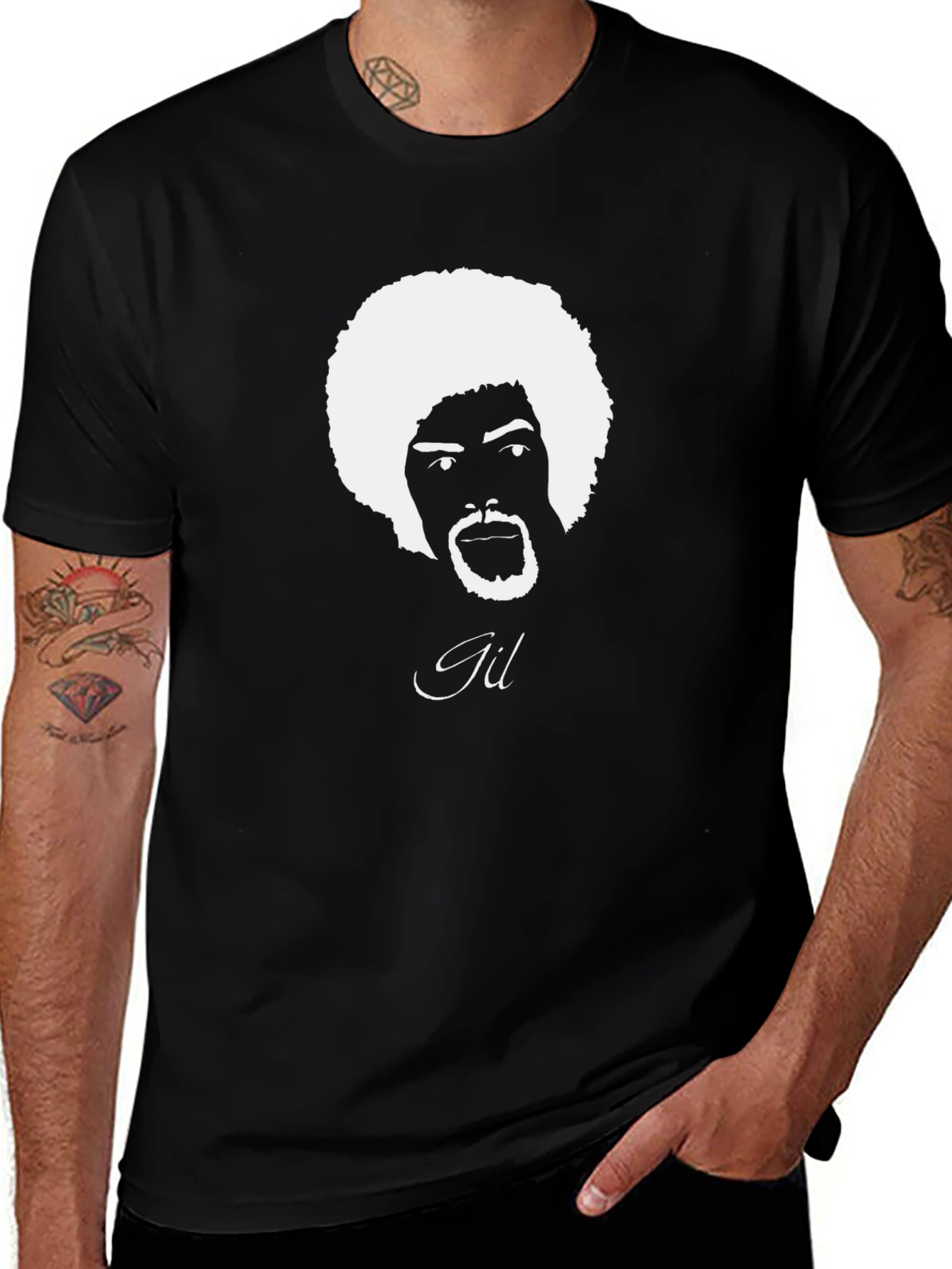 Gil Scott-Heron Silhouette Black T-Shirt